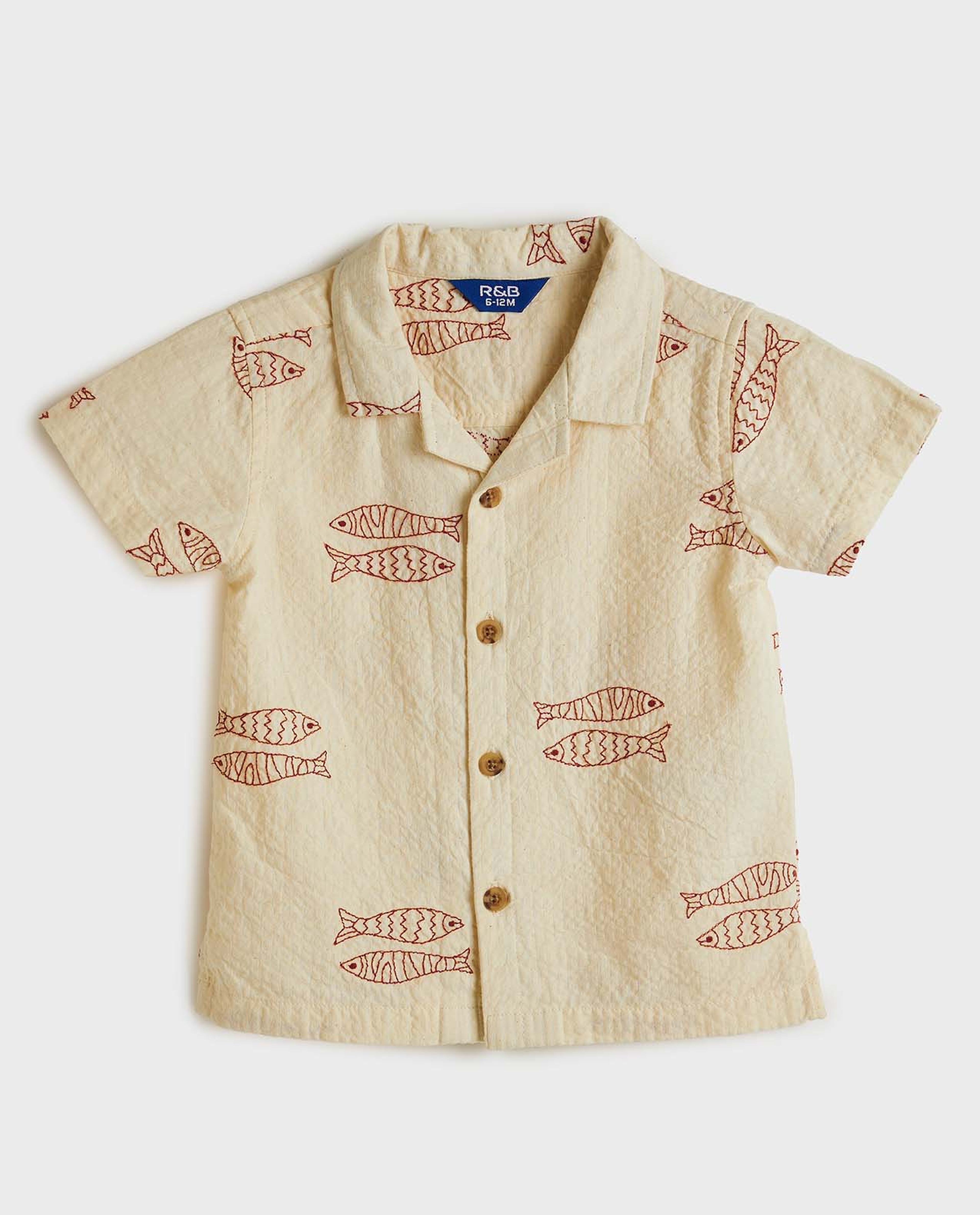 Printed Shirt and Shorts Set