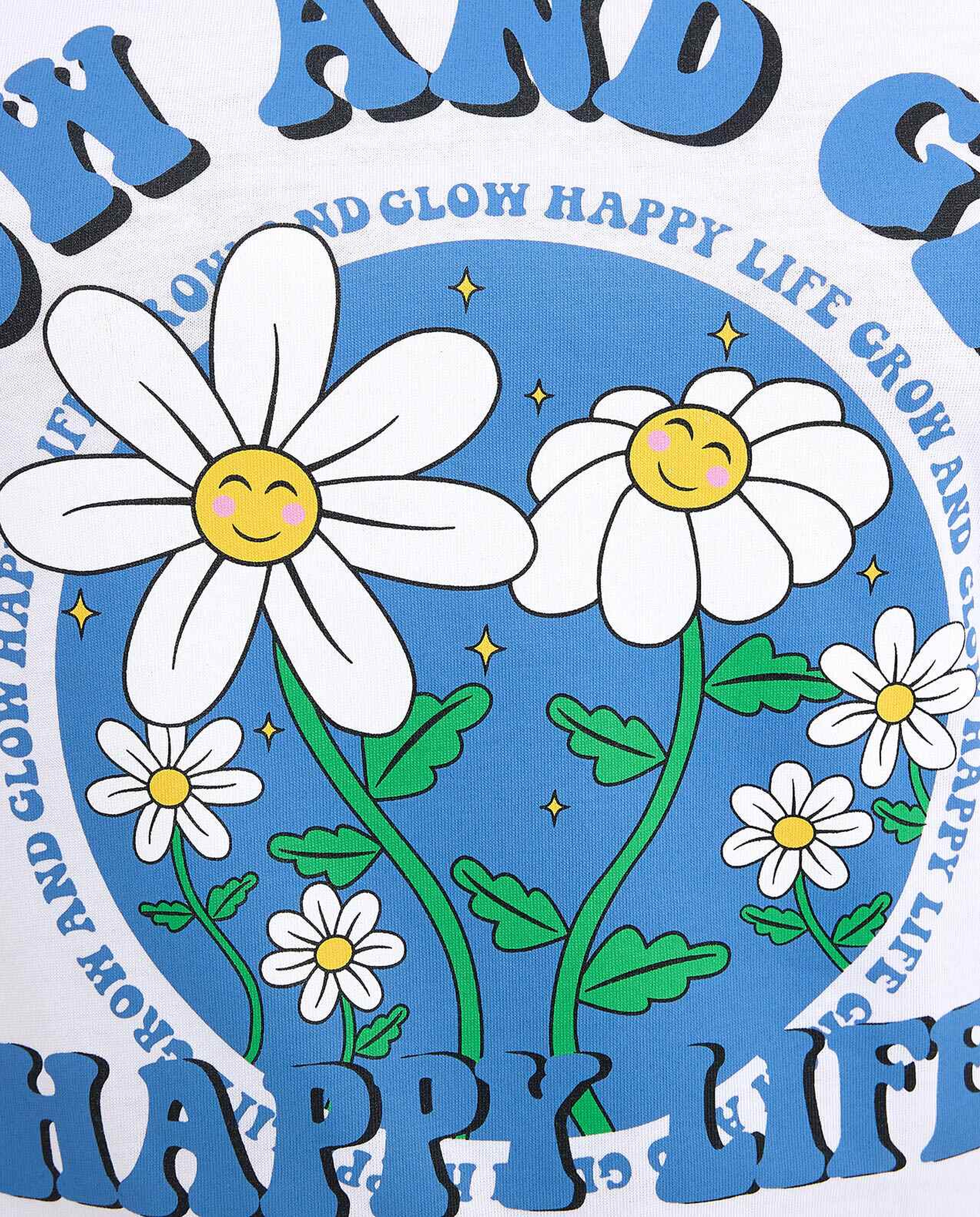 Printed T-Shirt with Crew Neck and Short Sleeves