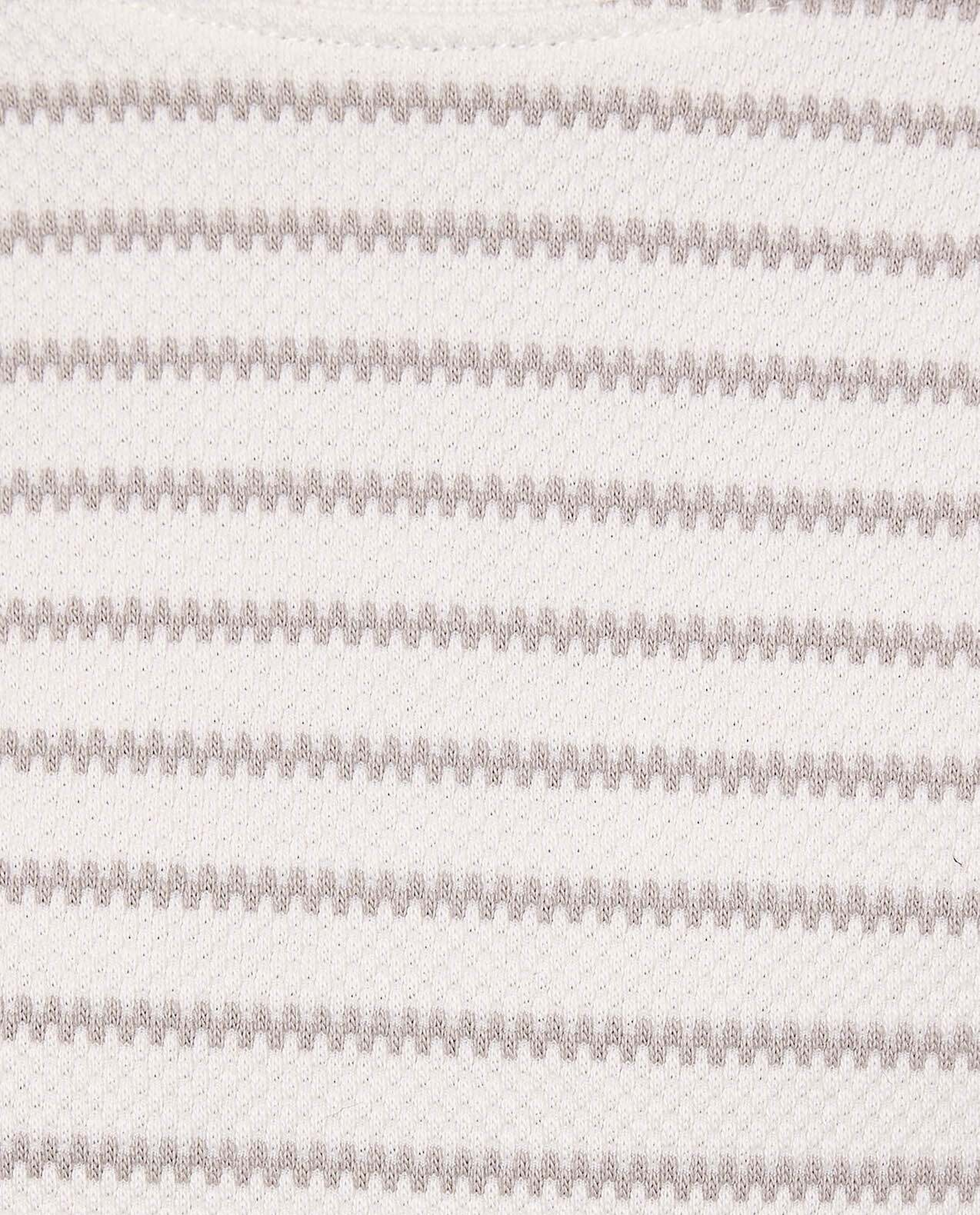 Striped Oversized T-Shirt with Crew Neck and Short Sleeves