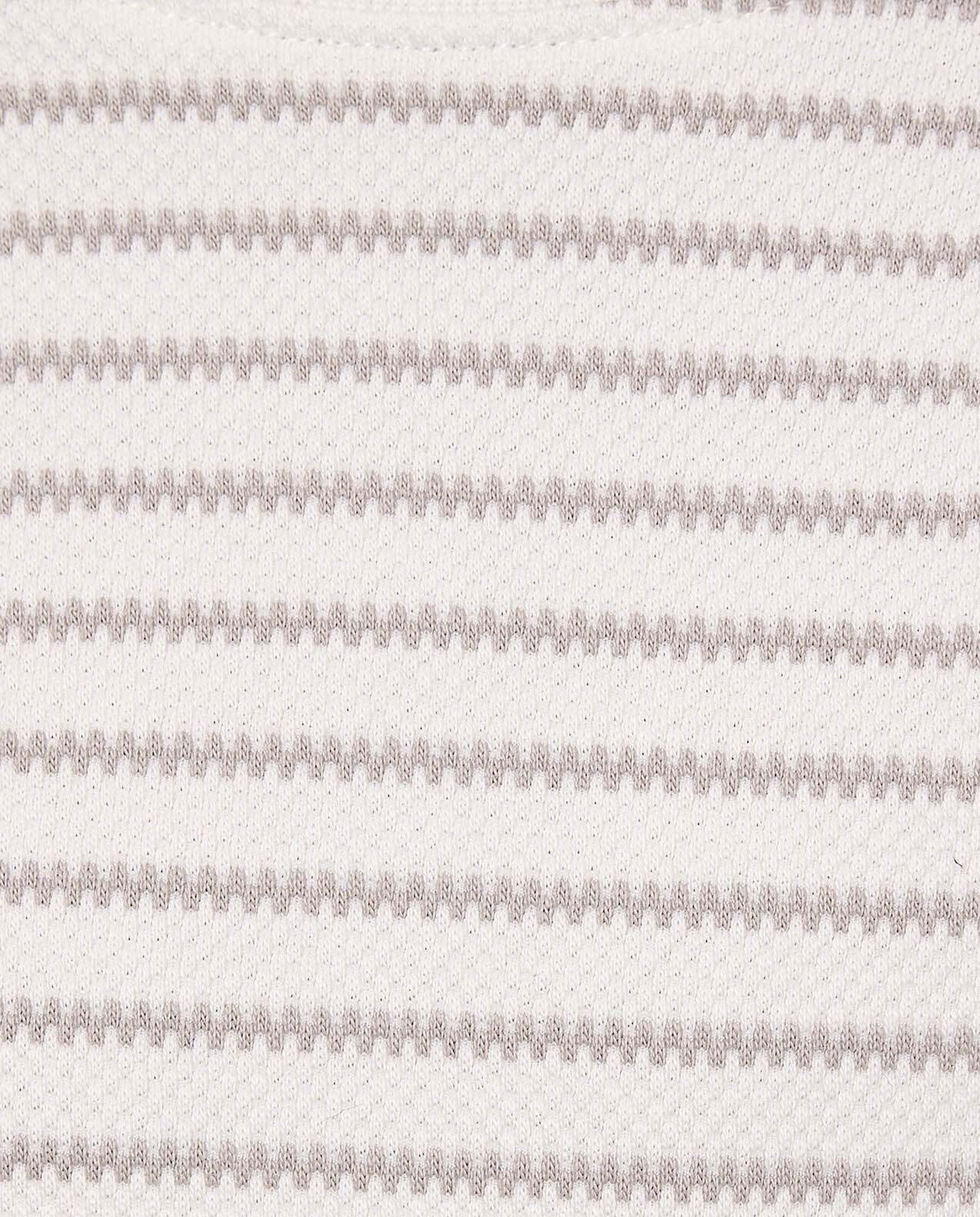 Striped Oversized T-Shirt with Crew Neck and Short Sleeves