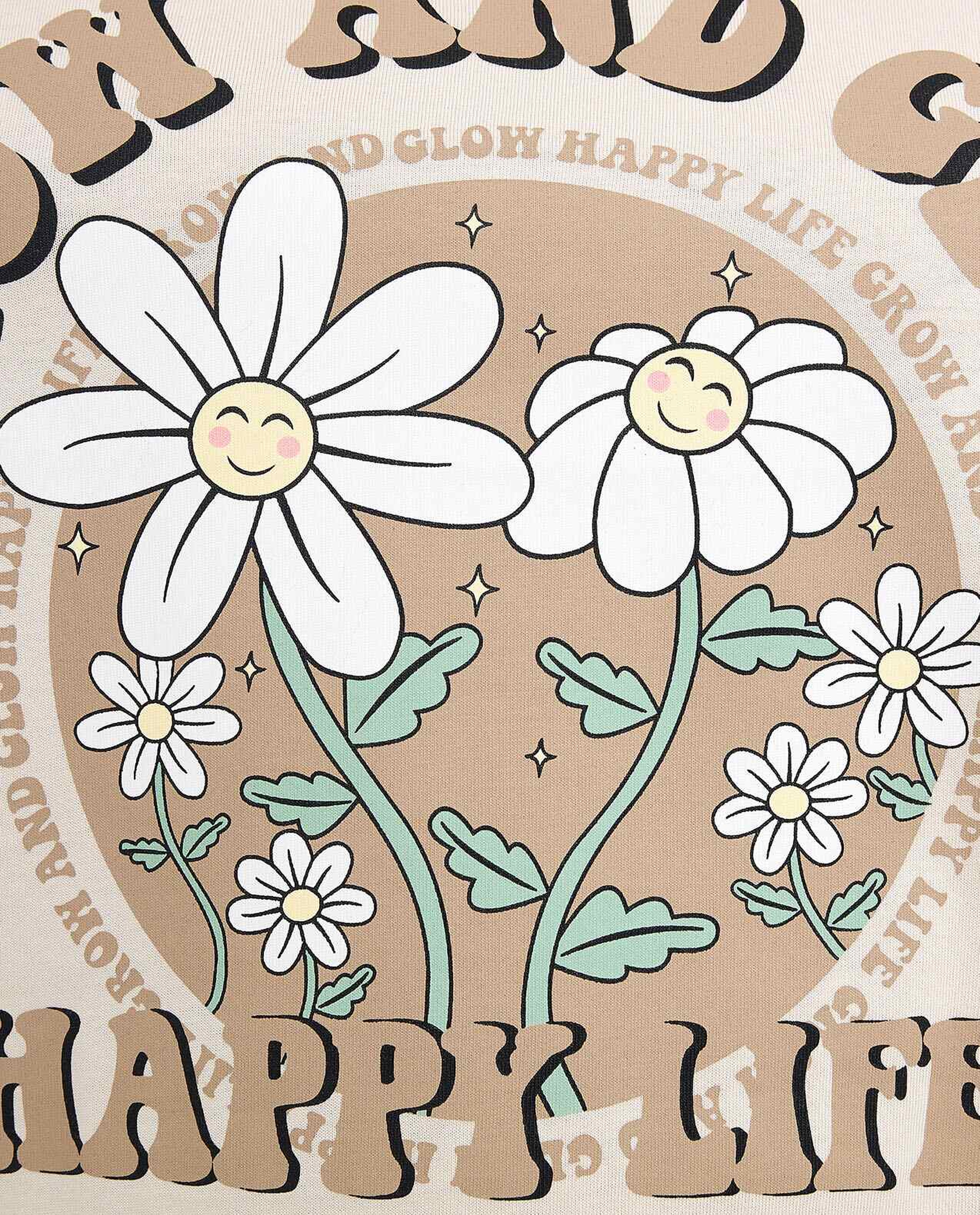 Printed T-Shirt with Crew Neck and Short Sleeves