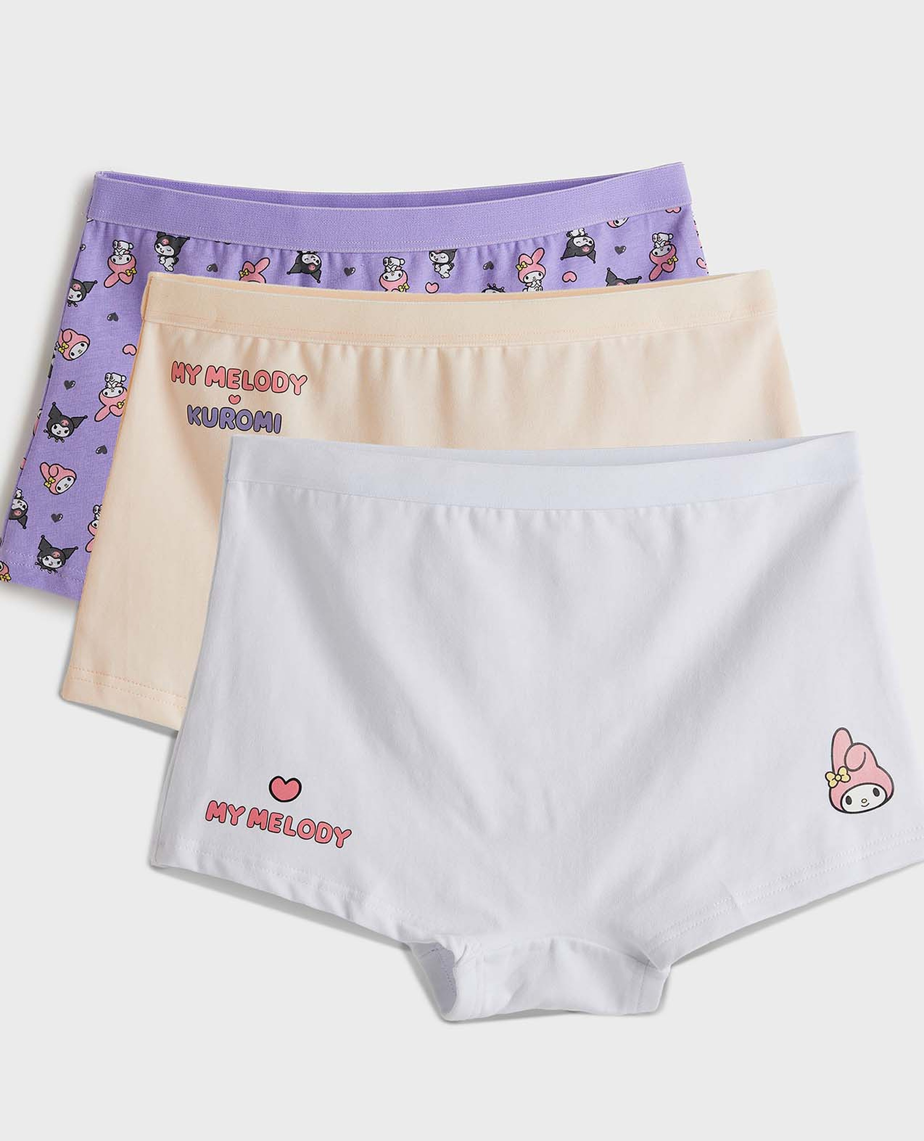 شورت بطبعة كورومي - 3 قطع