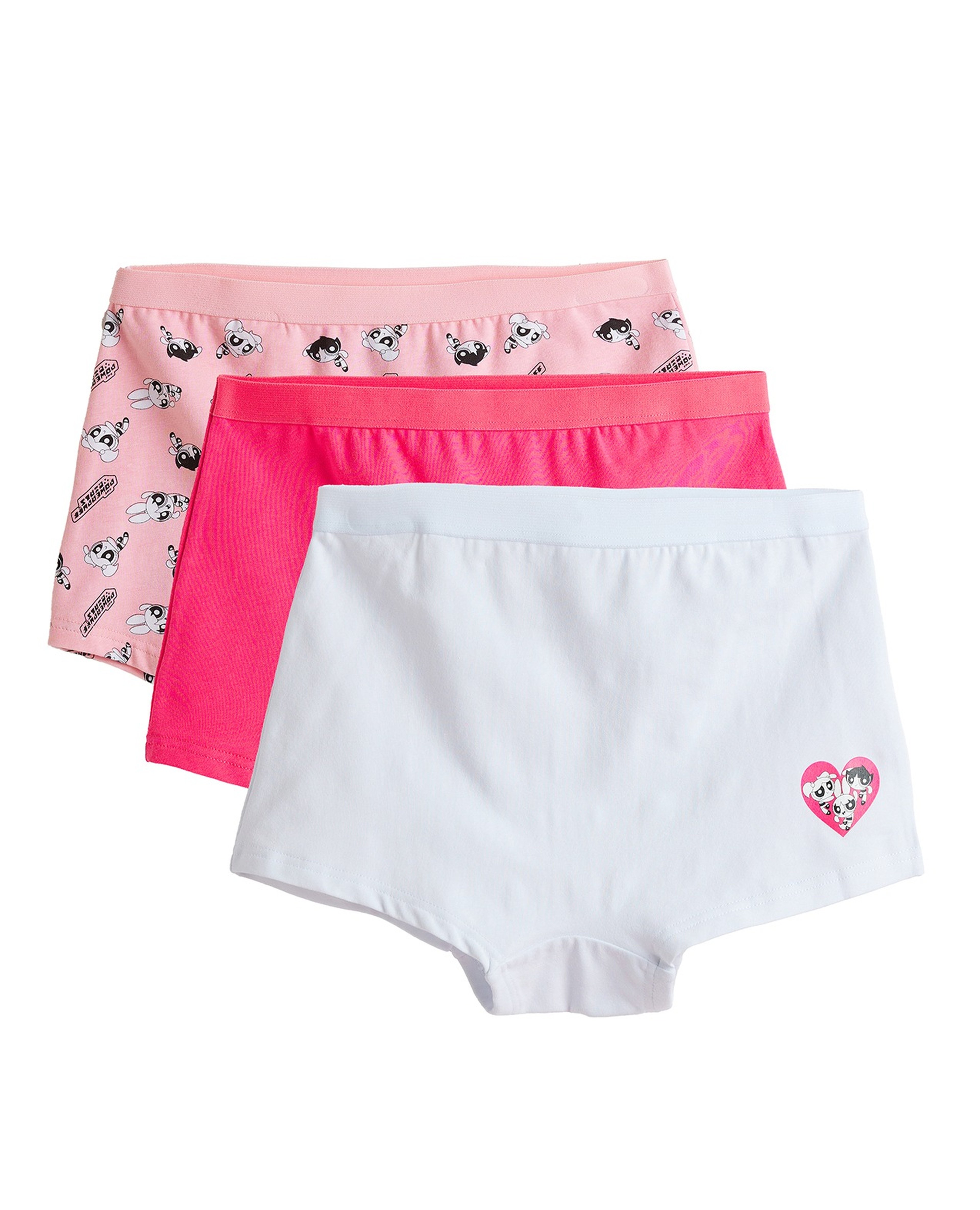 شورت بطبعة فتيات القوة - 3 قطع