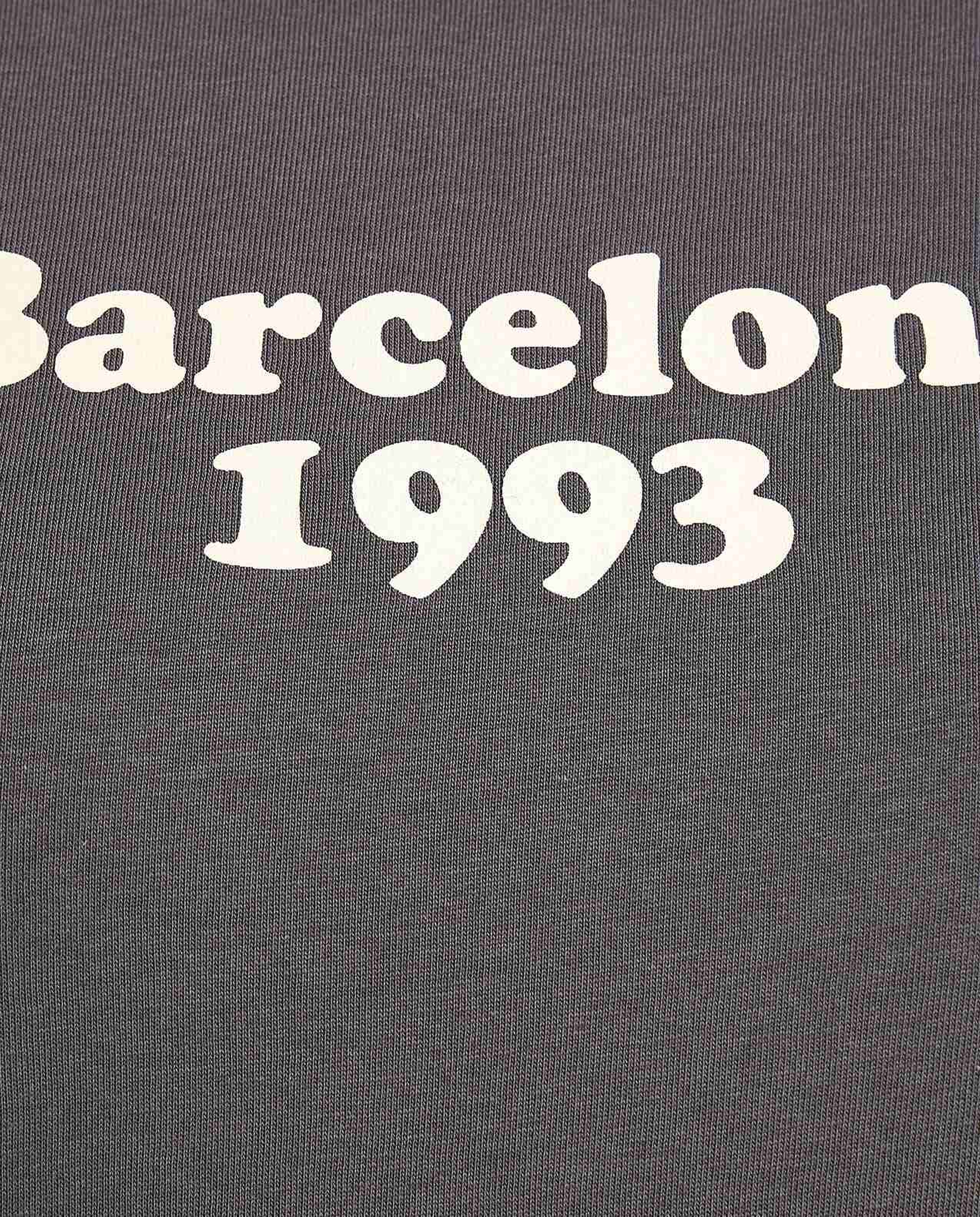 Printed T-Shirt with Crew Neck and Short Sleeves