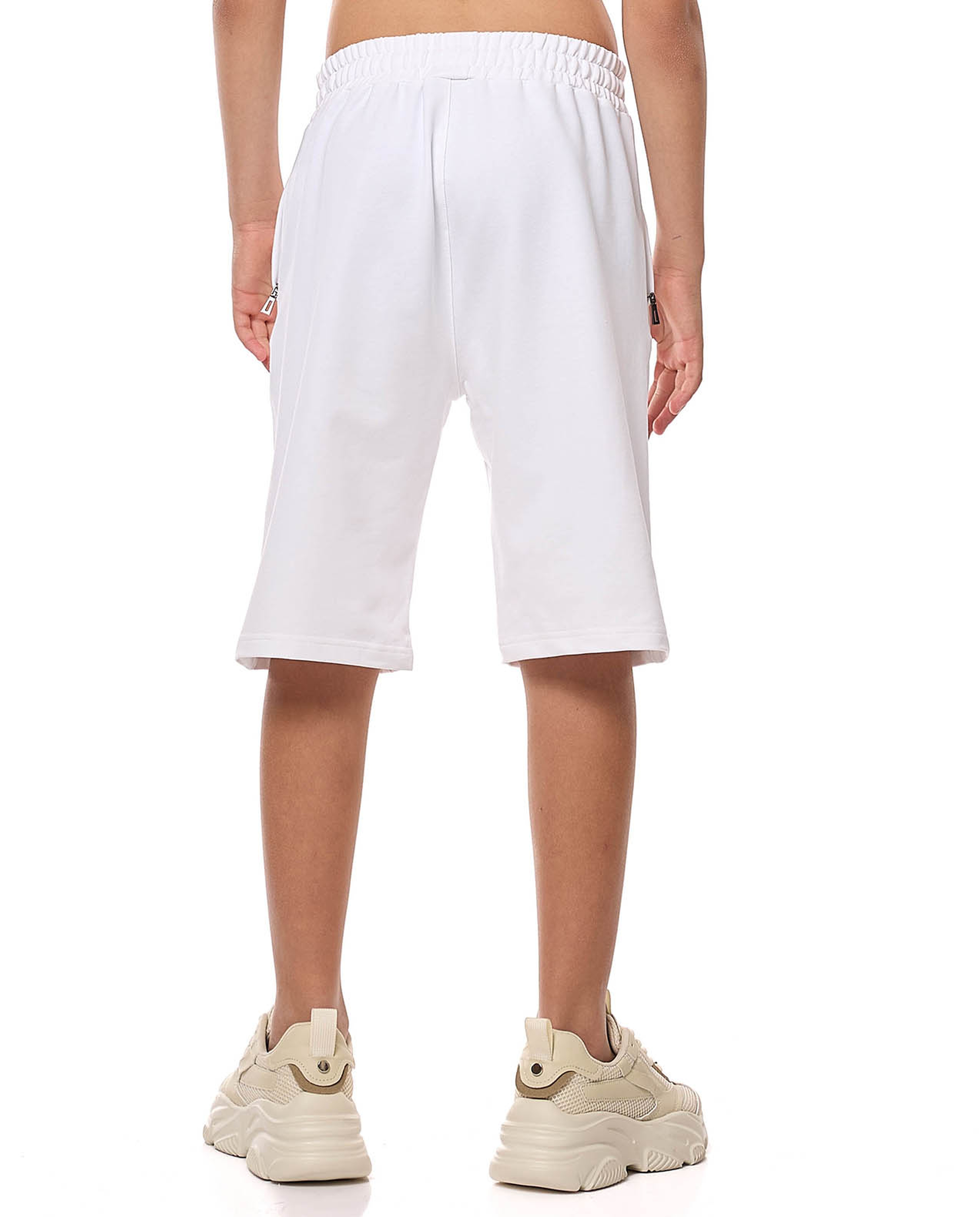 Solid Shorts with Drawstring Waist