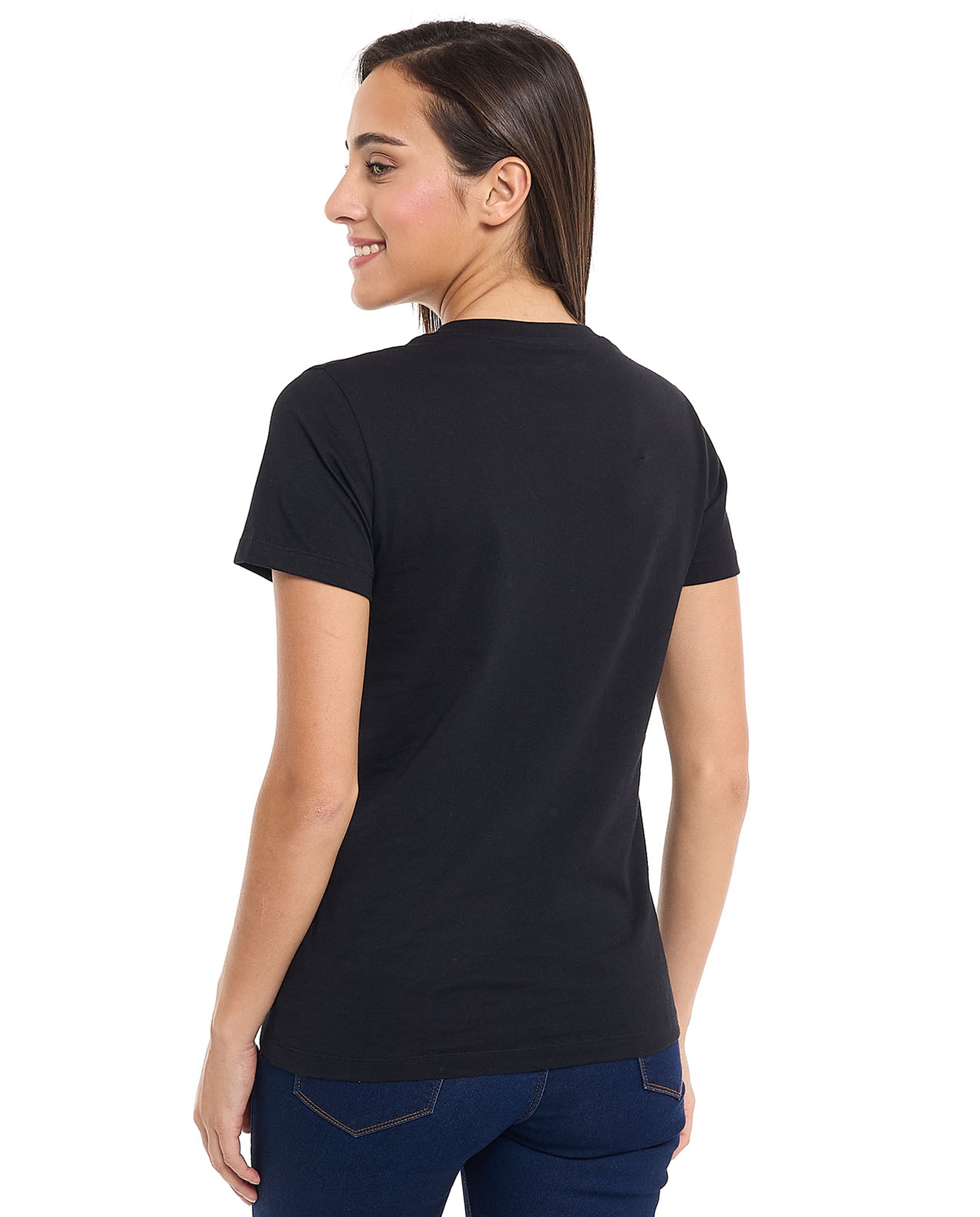 Printed T-Shirt with Crew Neck and Short Sleeves