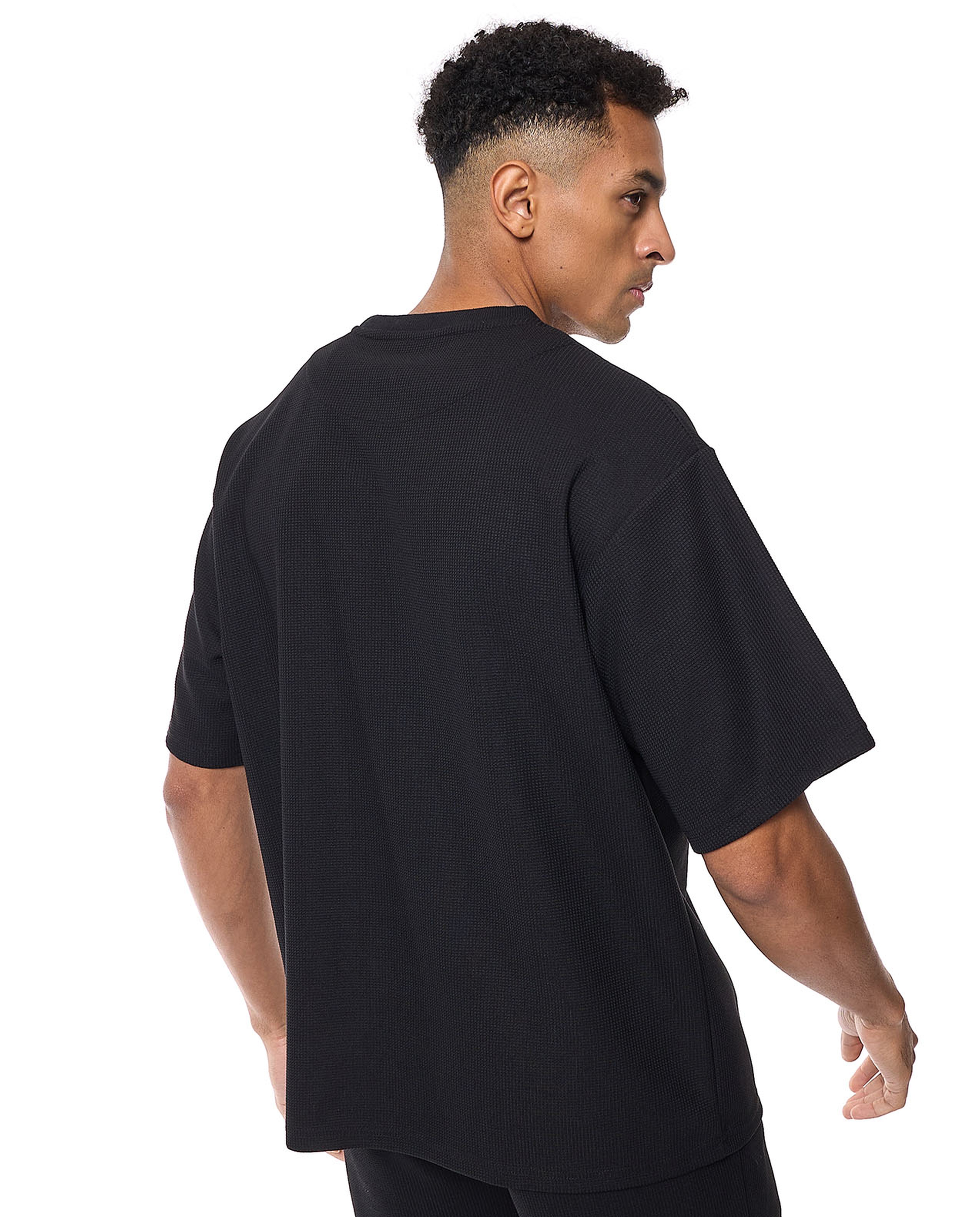 Solid T-shirt with Crew Neck and Short Sleeves