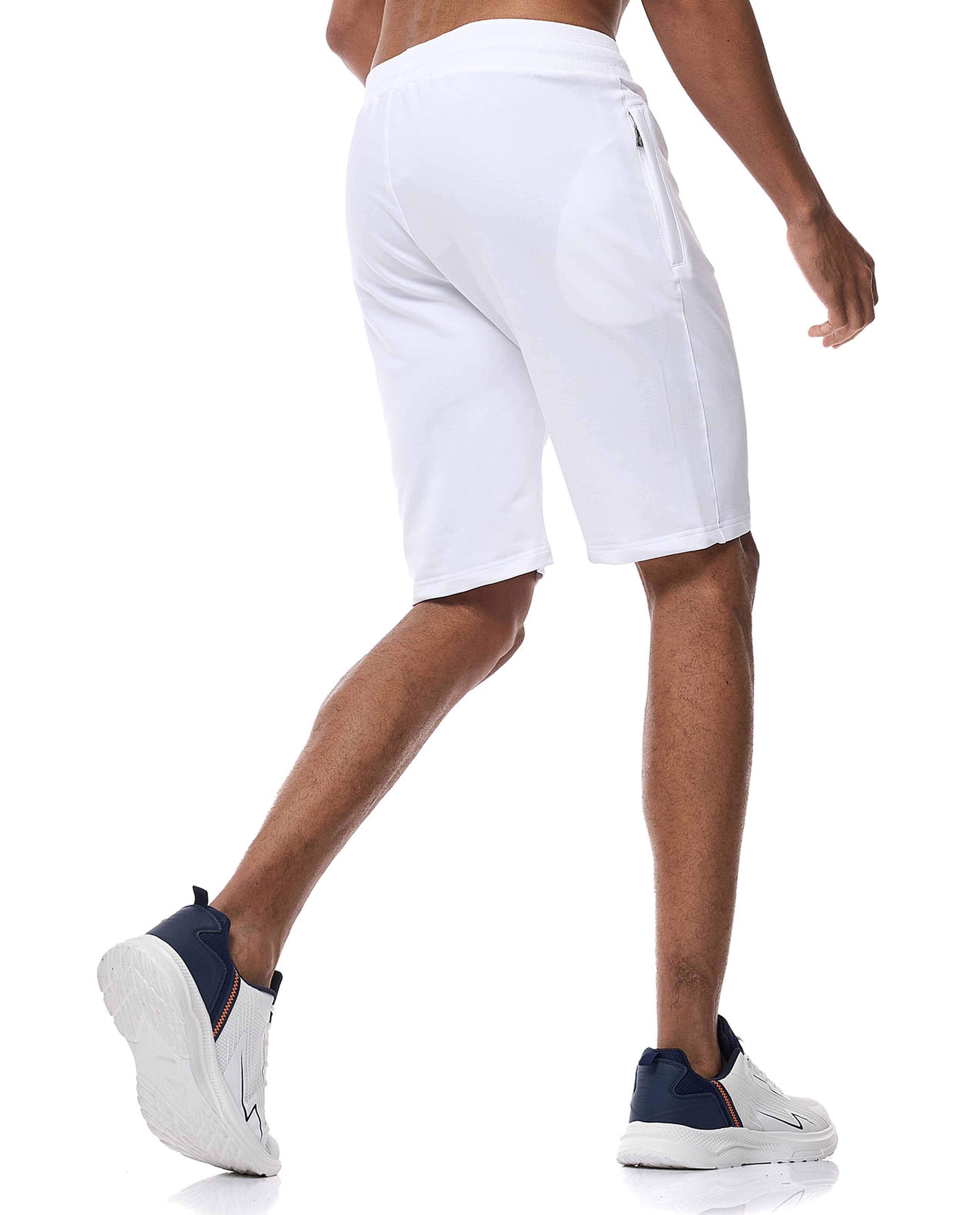 Solid Shorts With Drawstring Waist