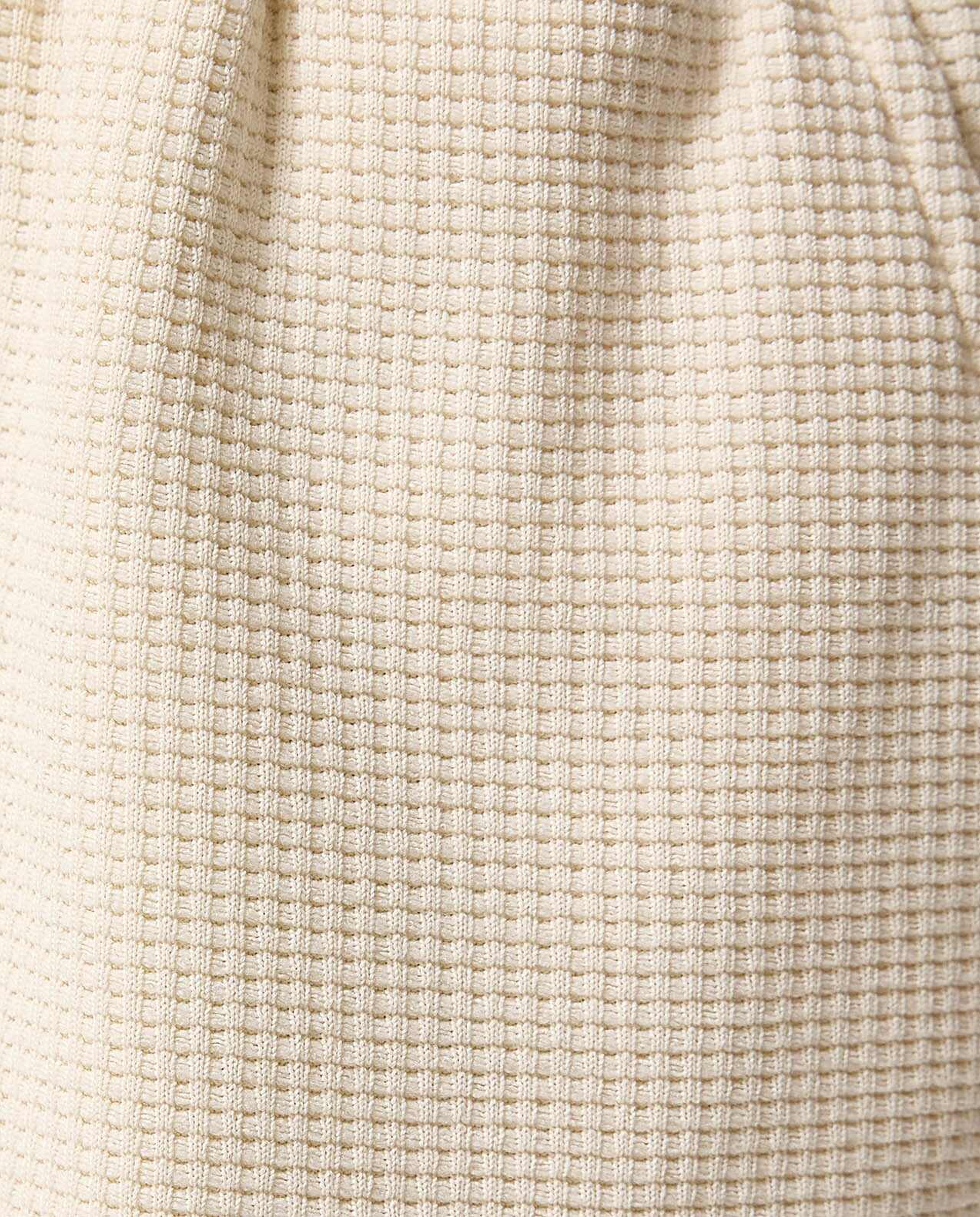 Textured Shorts with Drawstring Waist