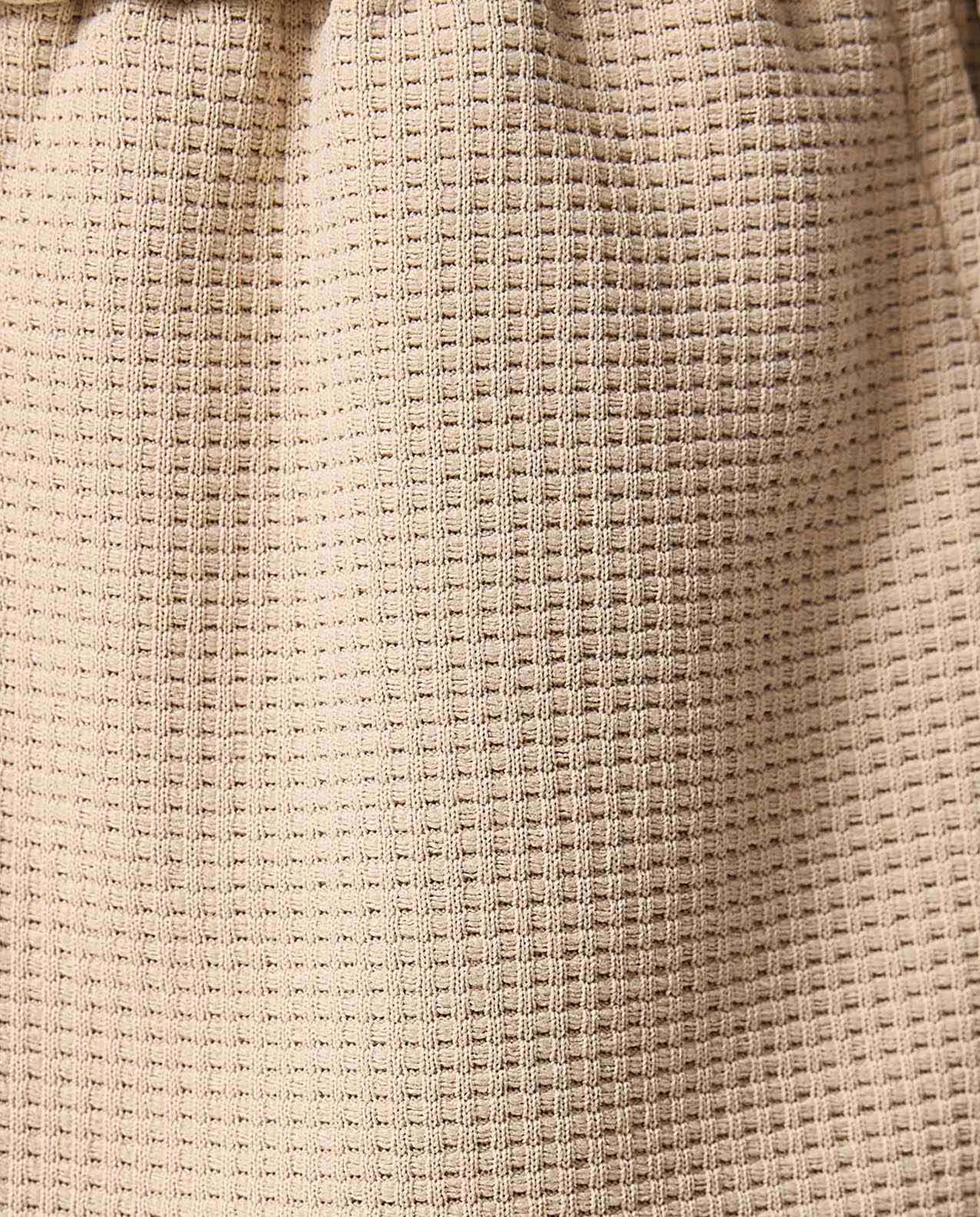 Textured Shorts with Drawstring Waist