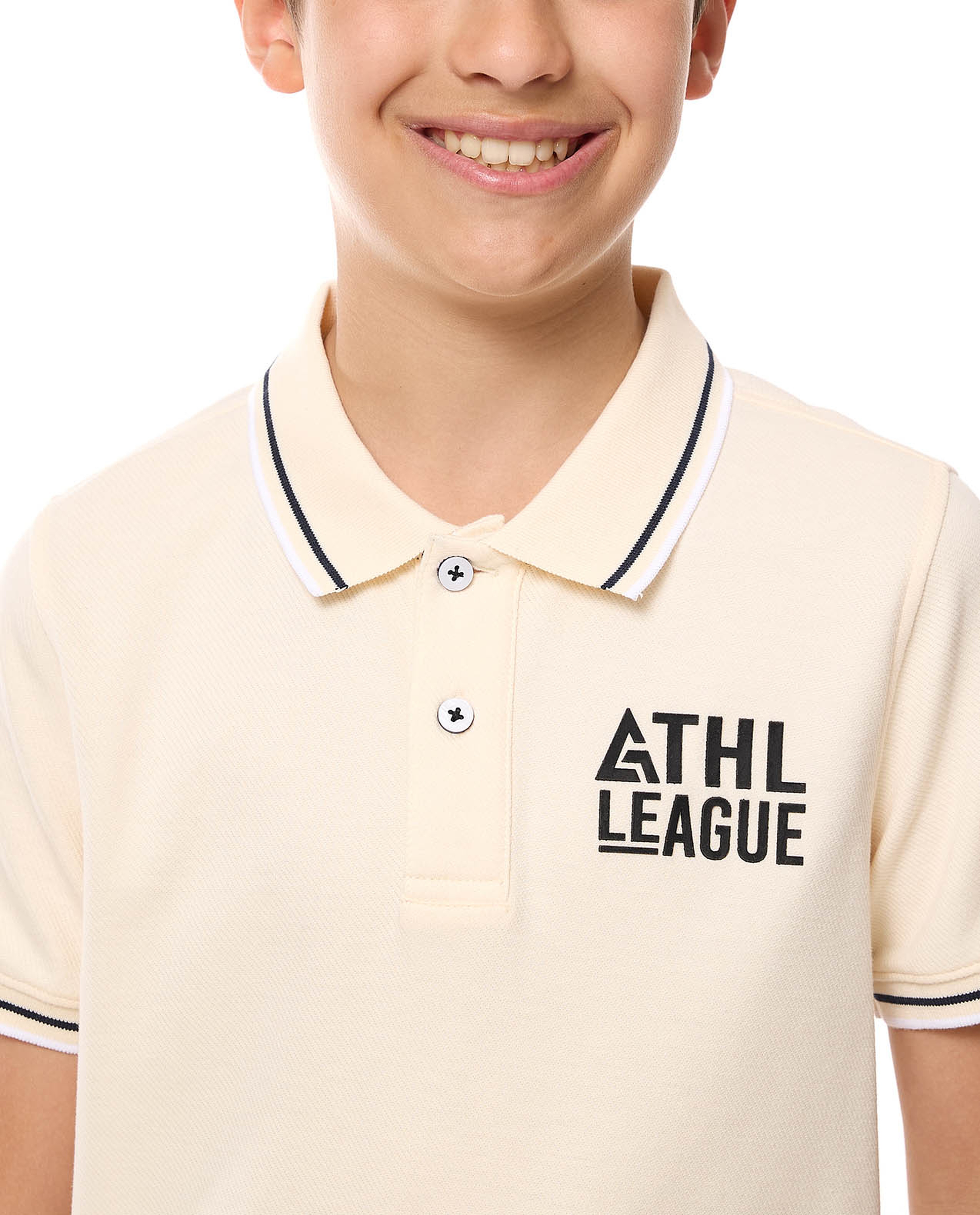 Printed Polo T-Shirt with Short Sleeves