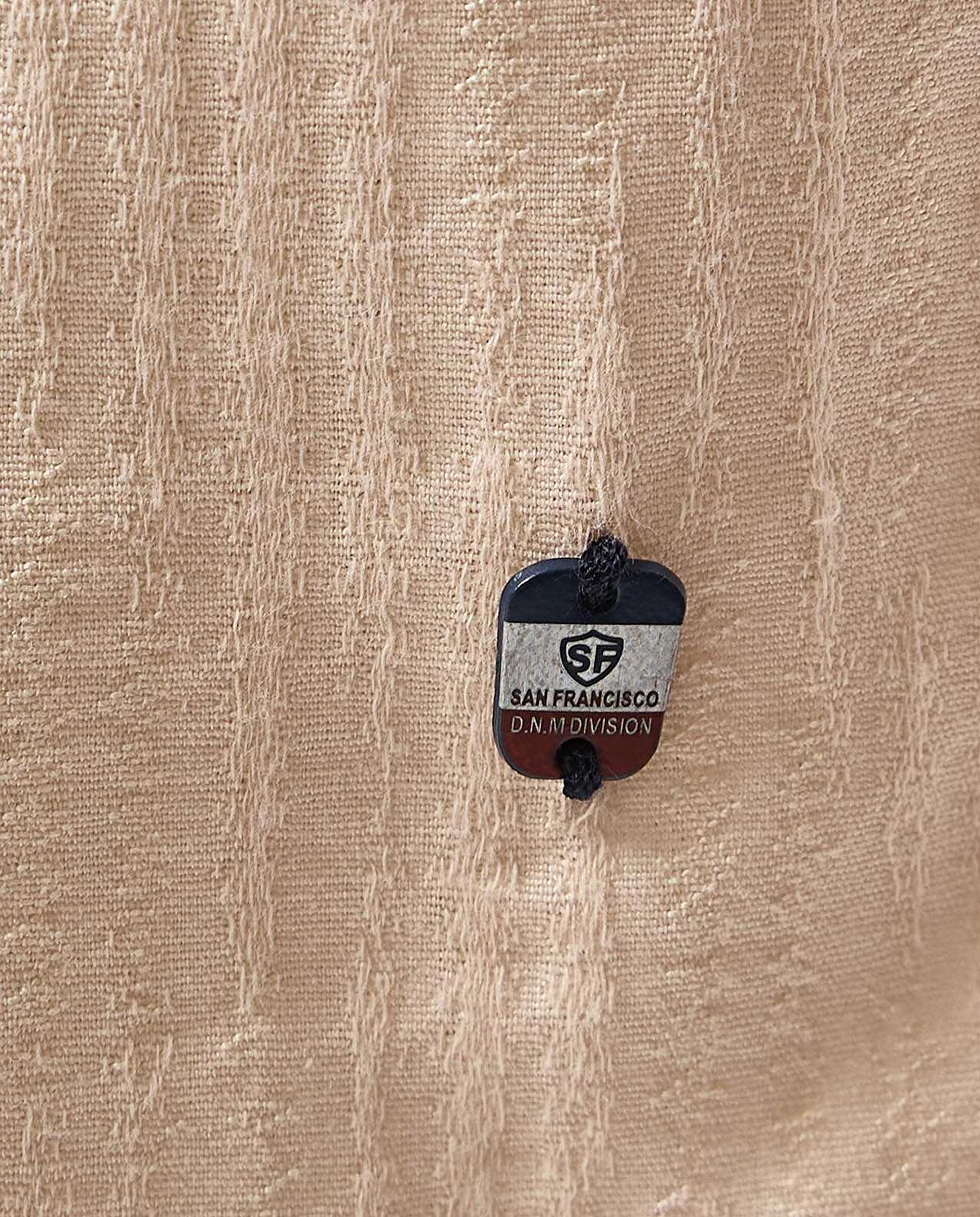 Textured Shirt with Revere Collar and Short Sleeves