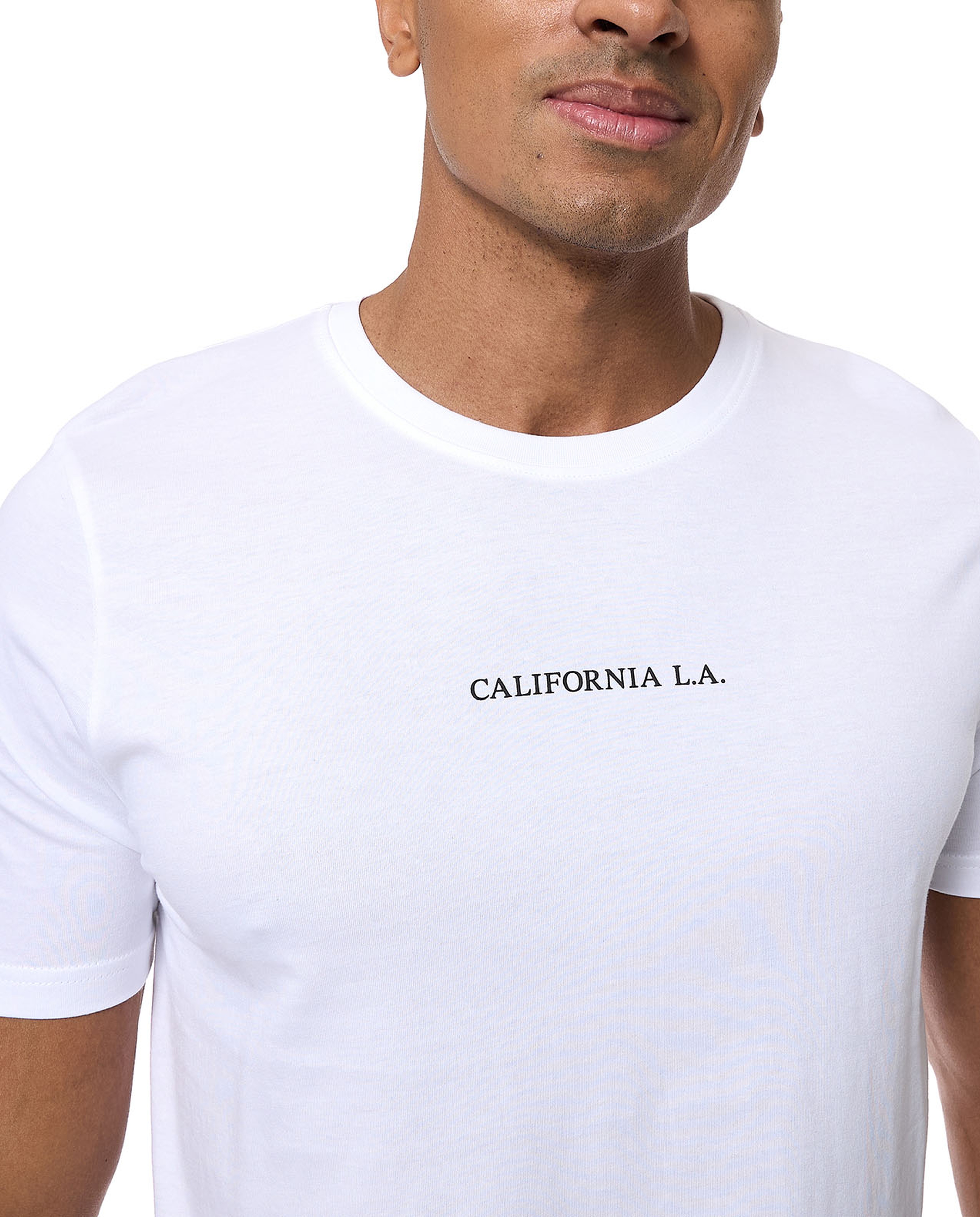 Printed T-shirt with Crew Neck and Short Sleeves