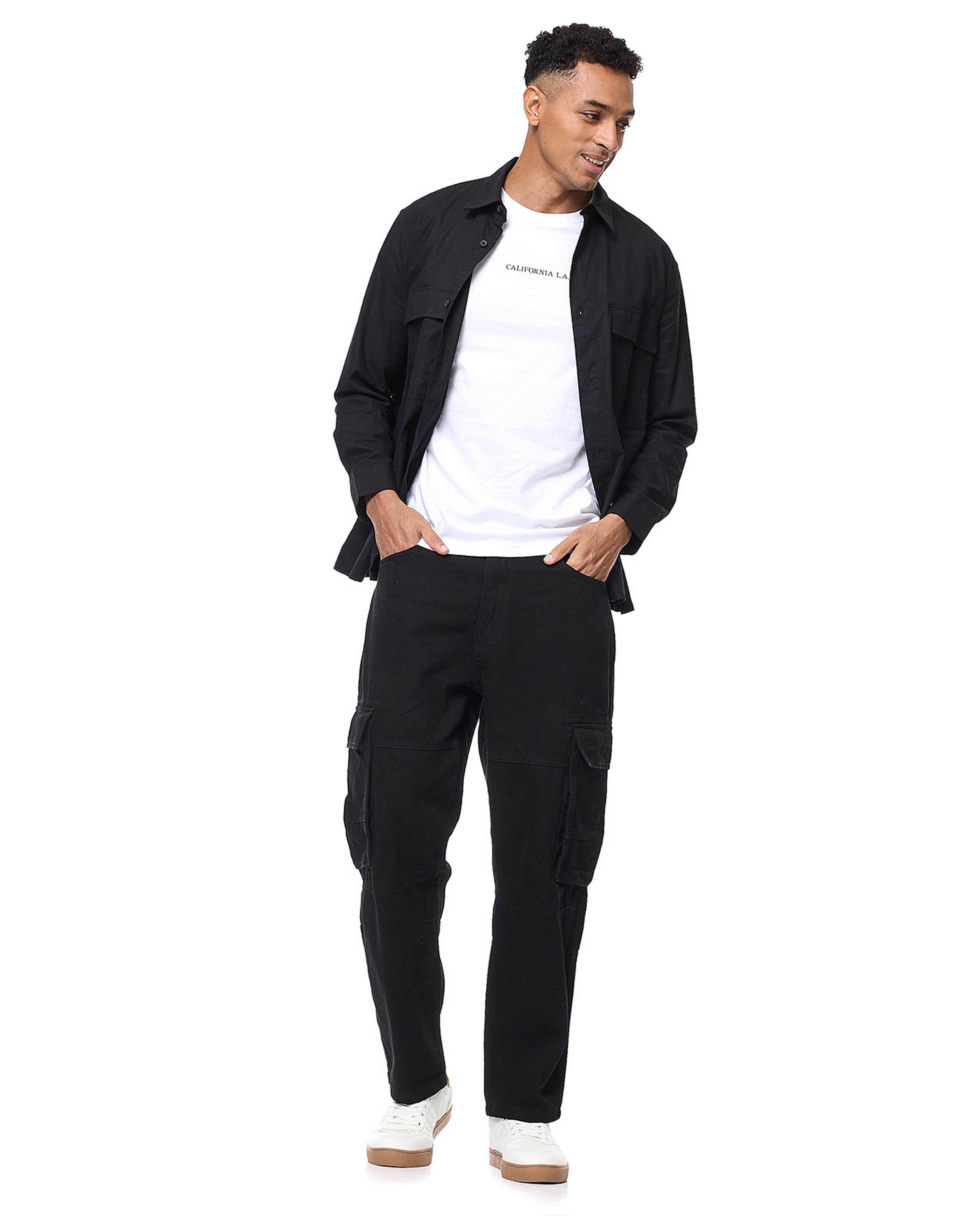 Printed T-shirt with Crew Neck and Short Sleeves