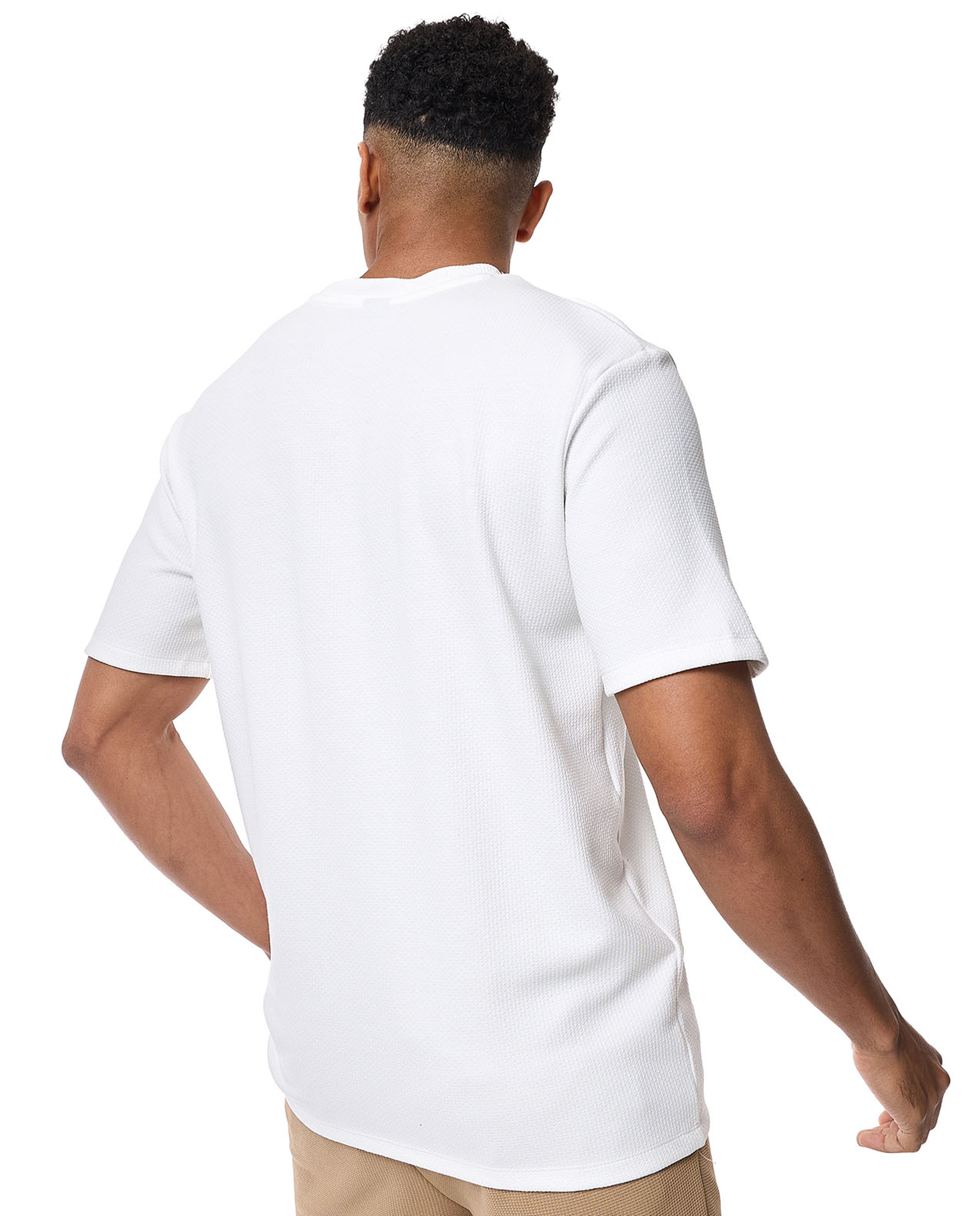Solid T-shirt with Crew Neck and Short Sleeves