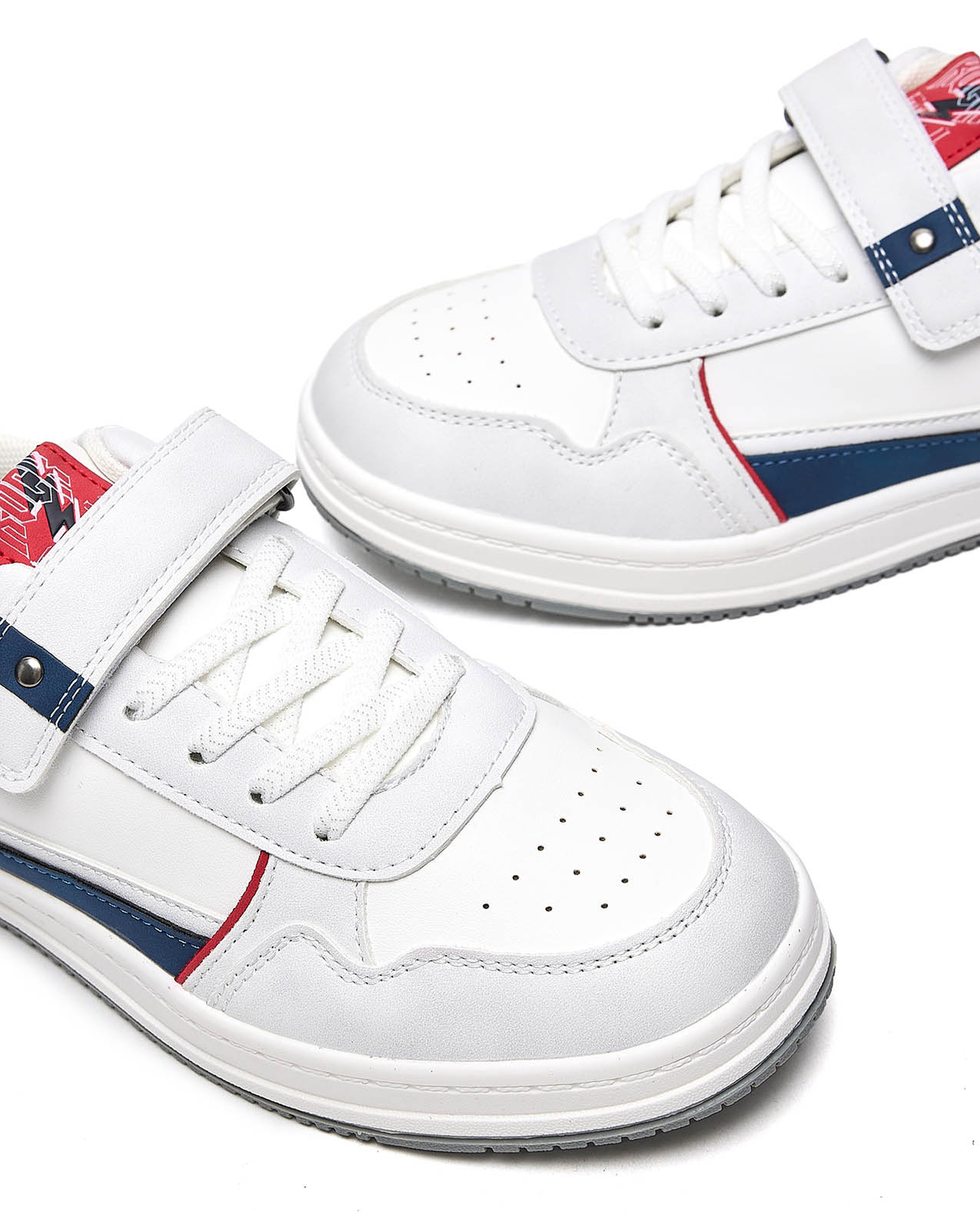 Color Block Velcro Shoes