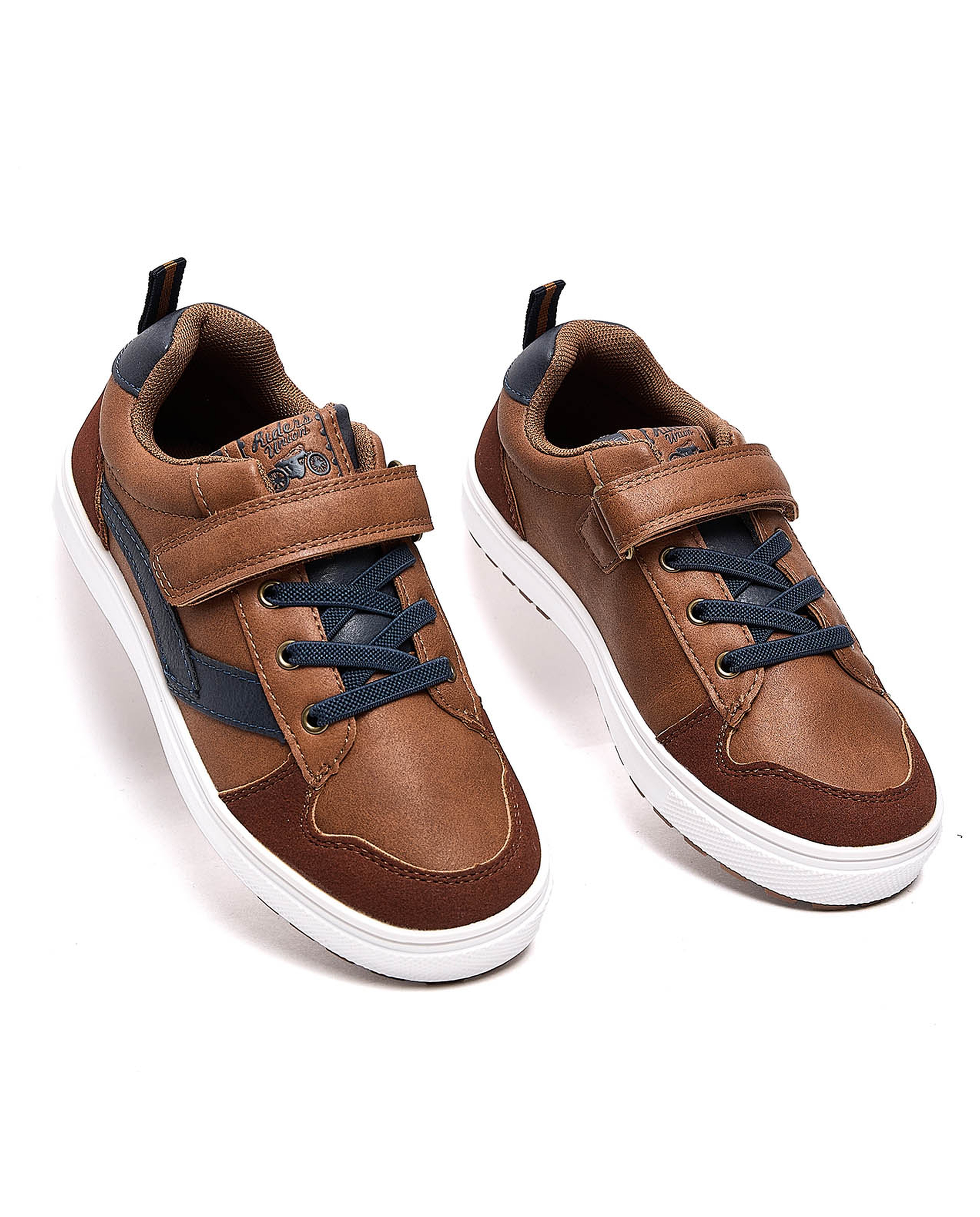 Color Block Velcro Shoes