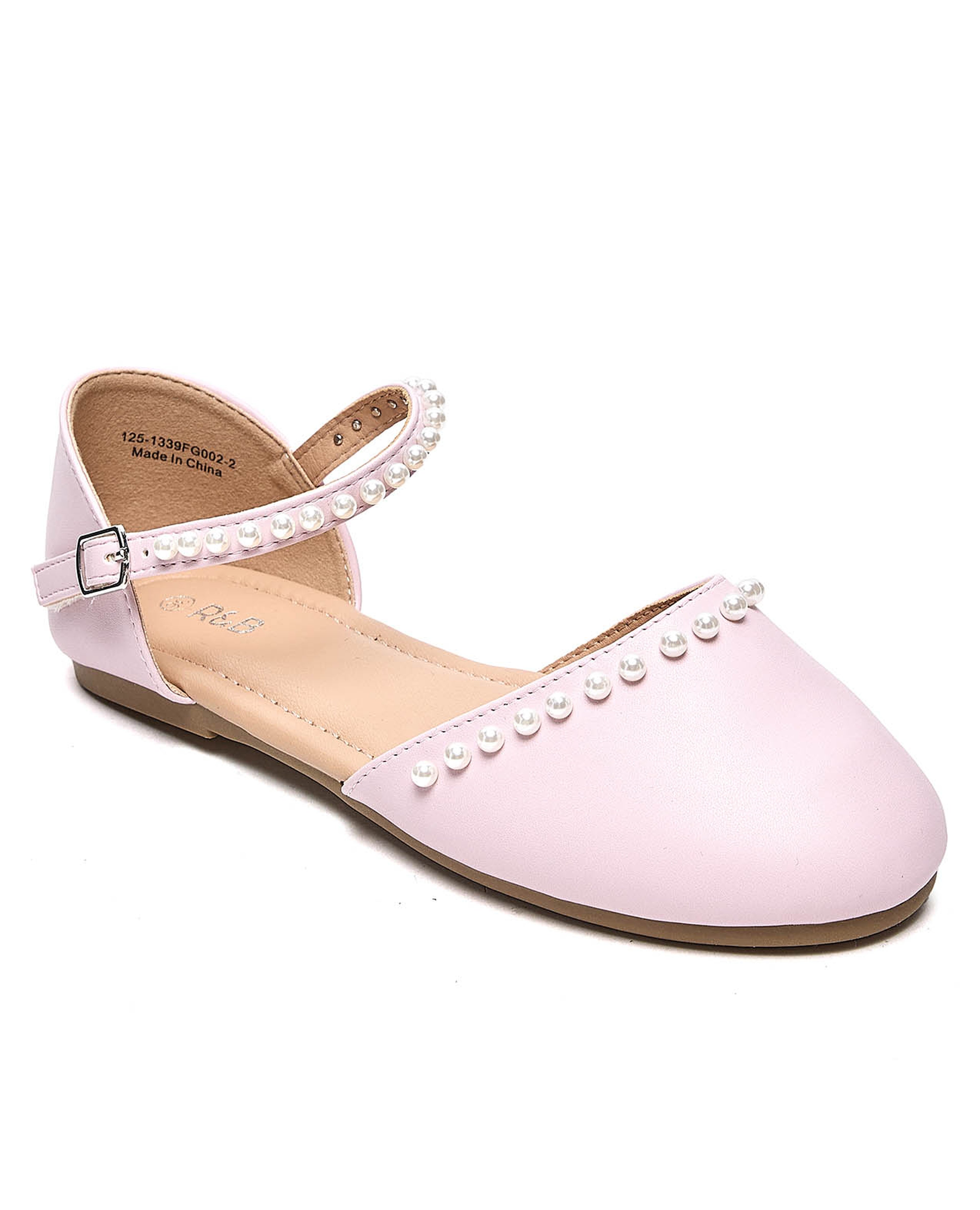 Pearl Embellished Flat Shoes