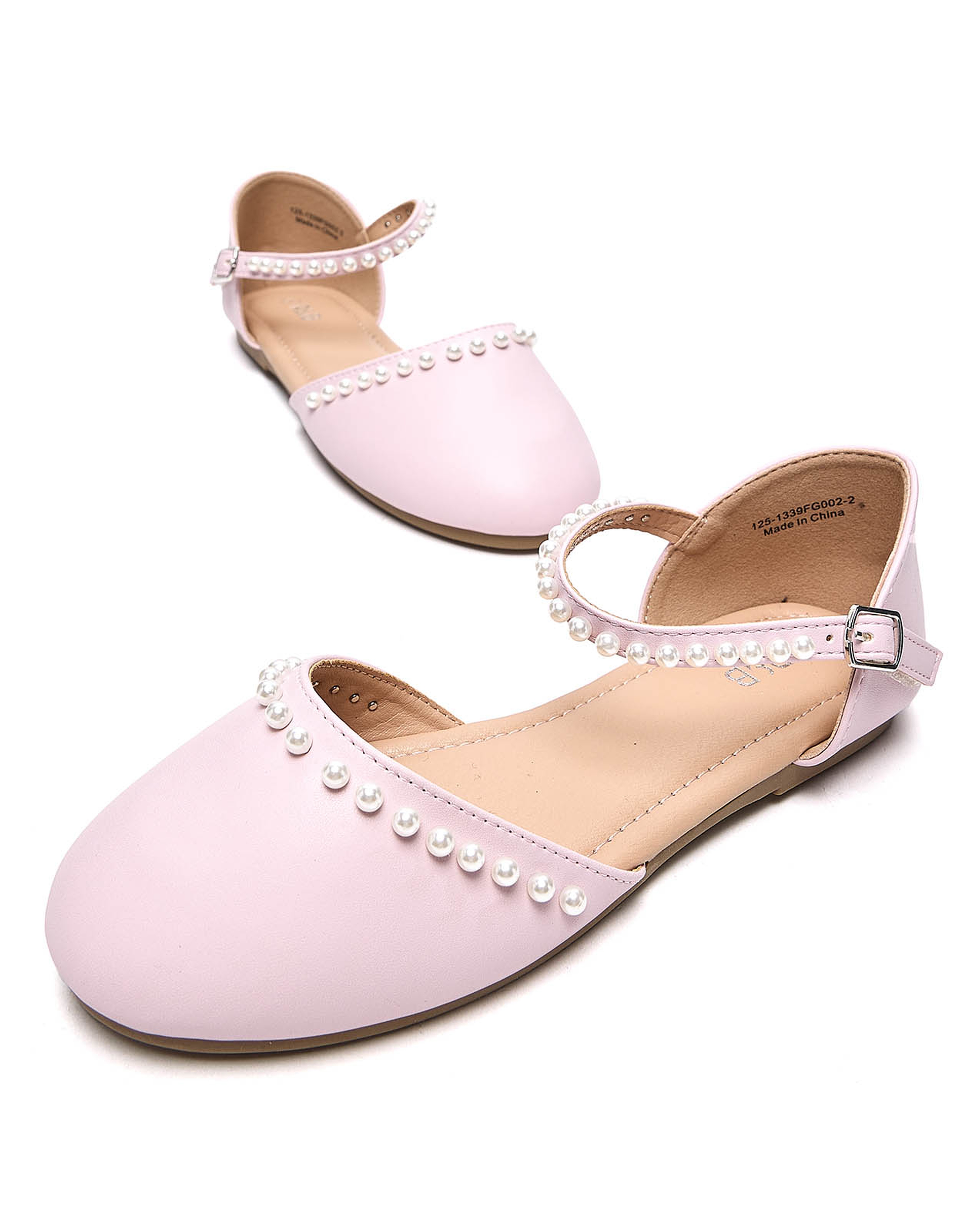 Pearl Embellished Flat Shoes