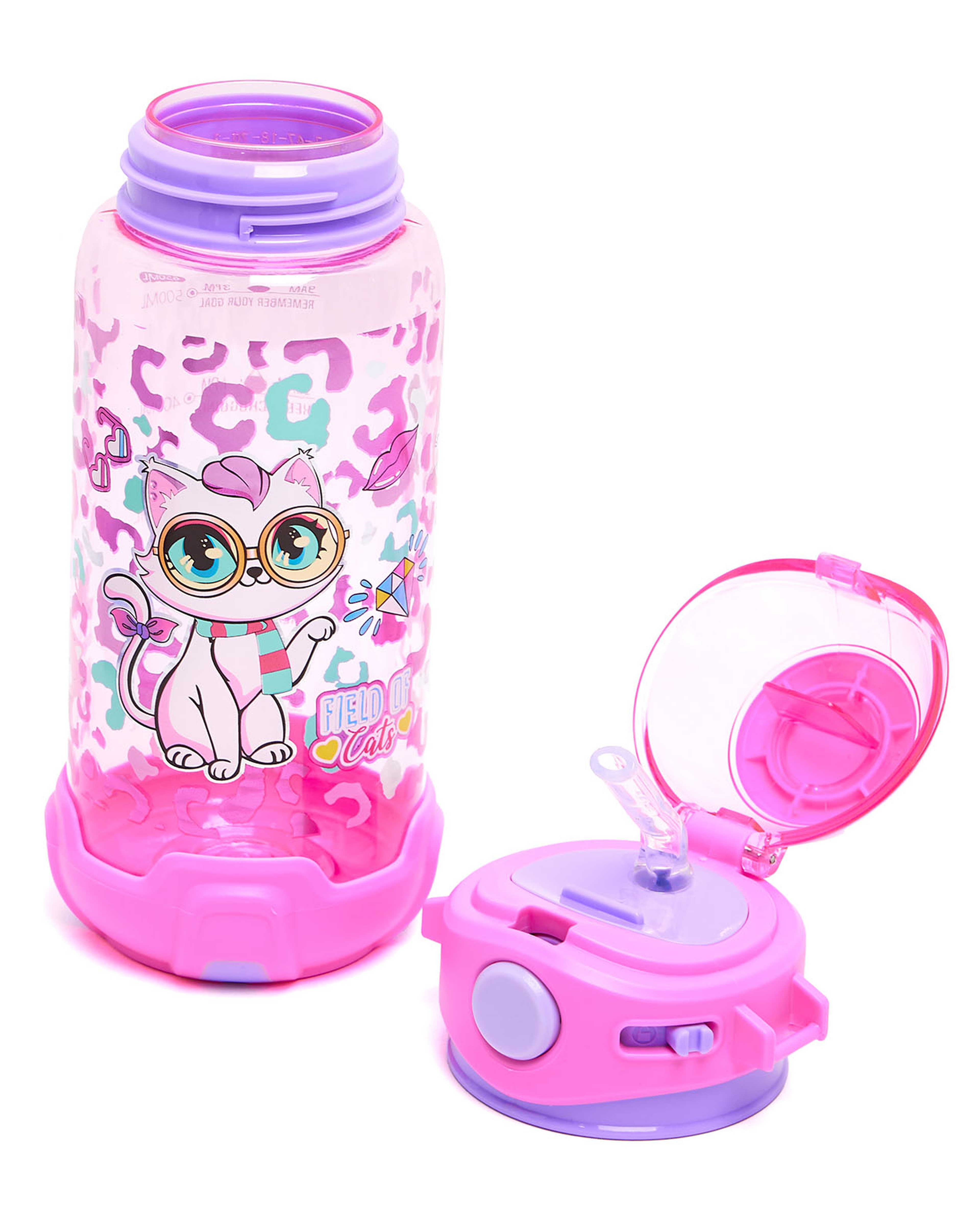 Printed Sipper Water Bottle- 650Ml