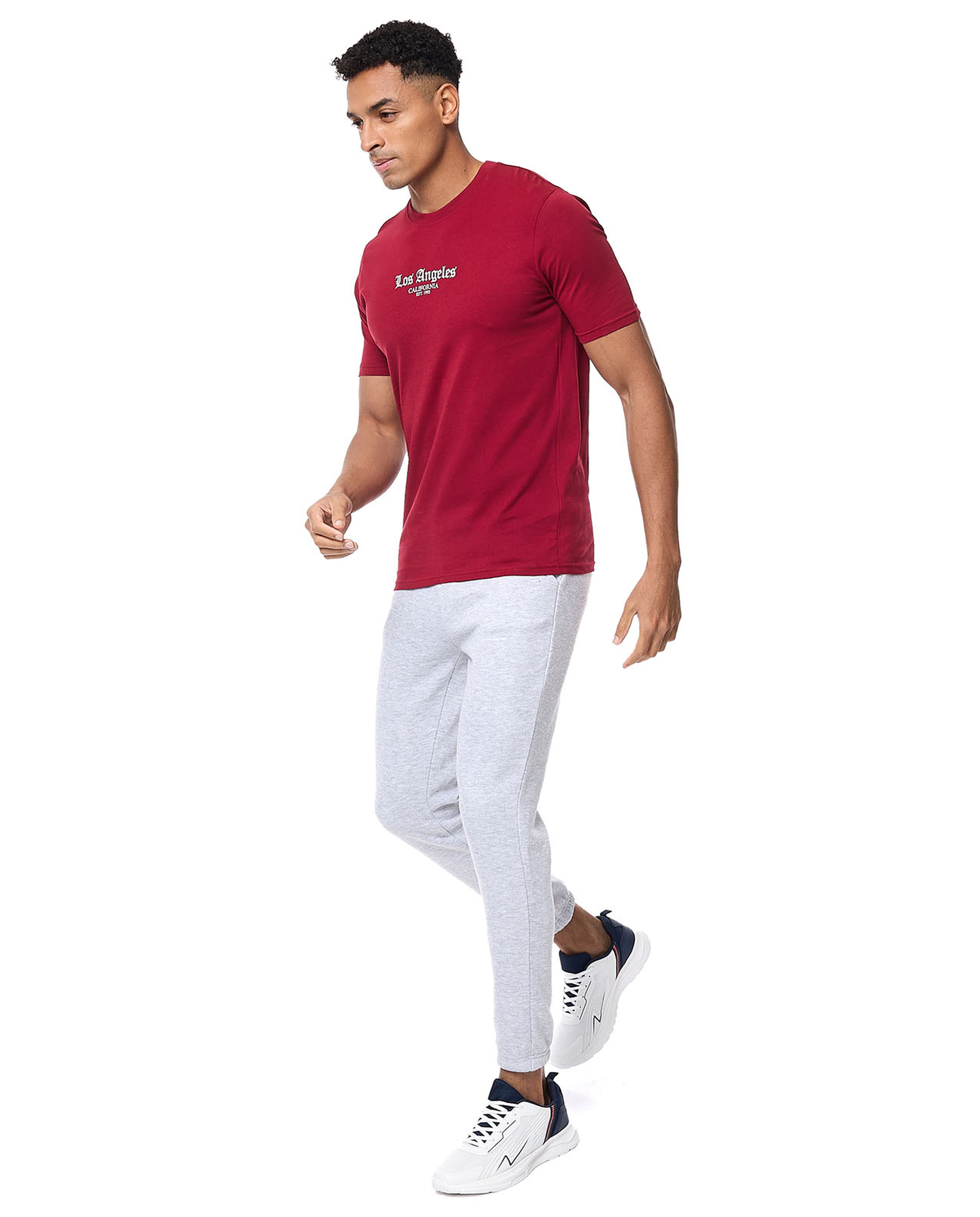 بنطال جوغر سادة برباط خصر