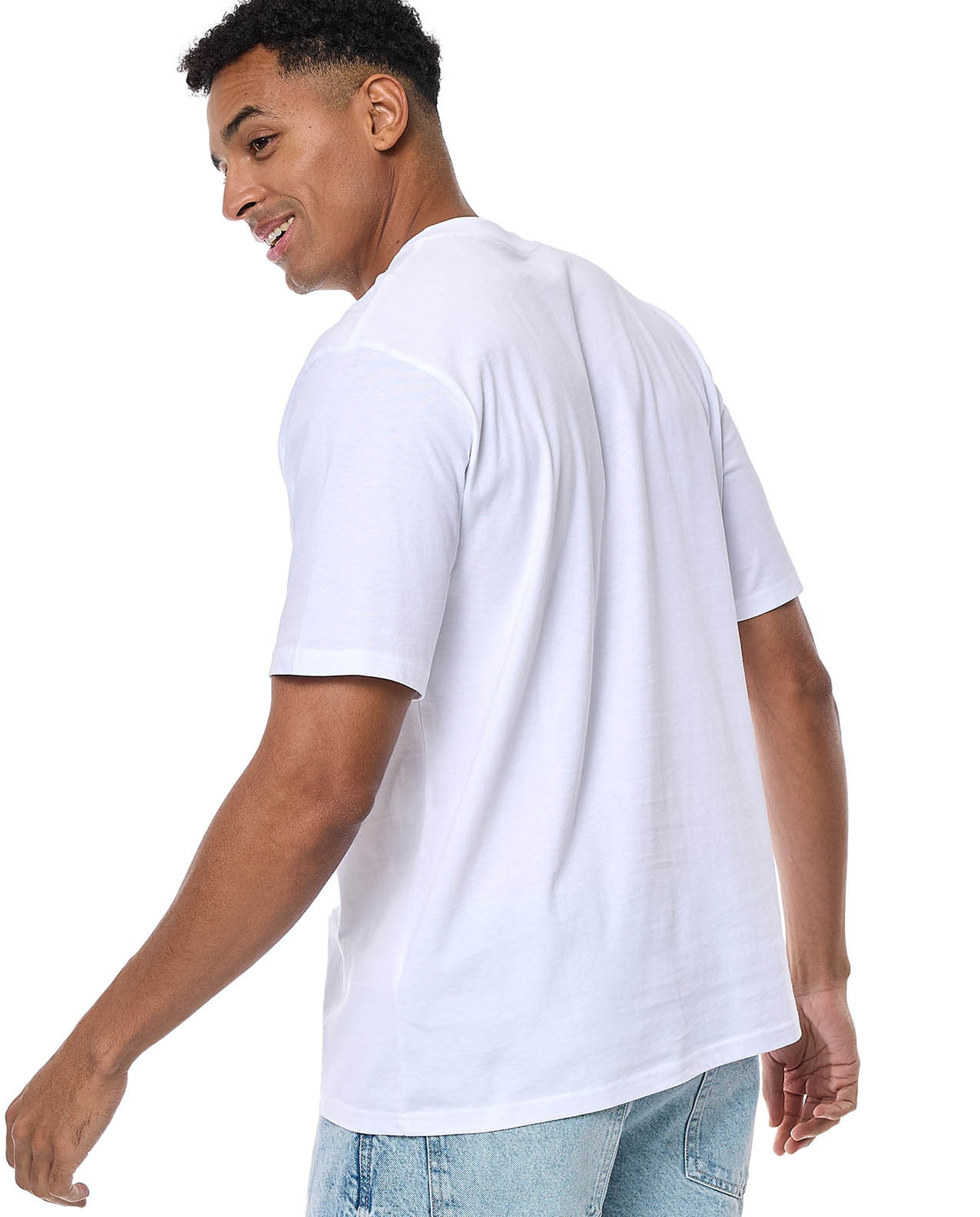 Printed T-Shirt with Crew Neck and Short Sleeves