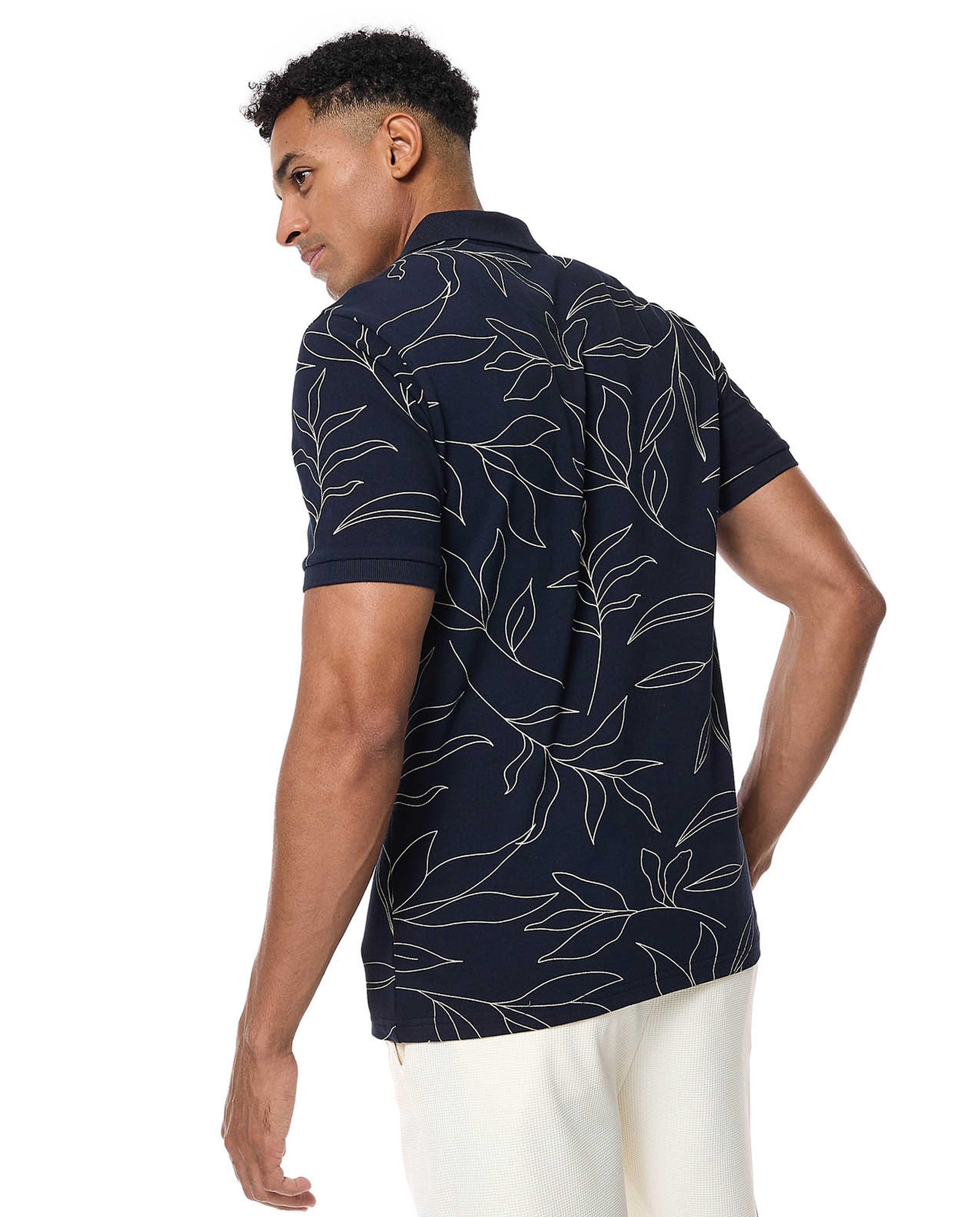 Printed Polo T-Shirt and Short Sleeves