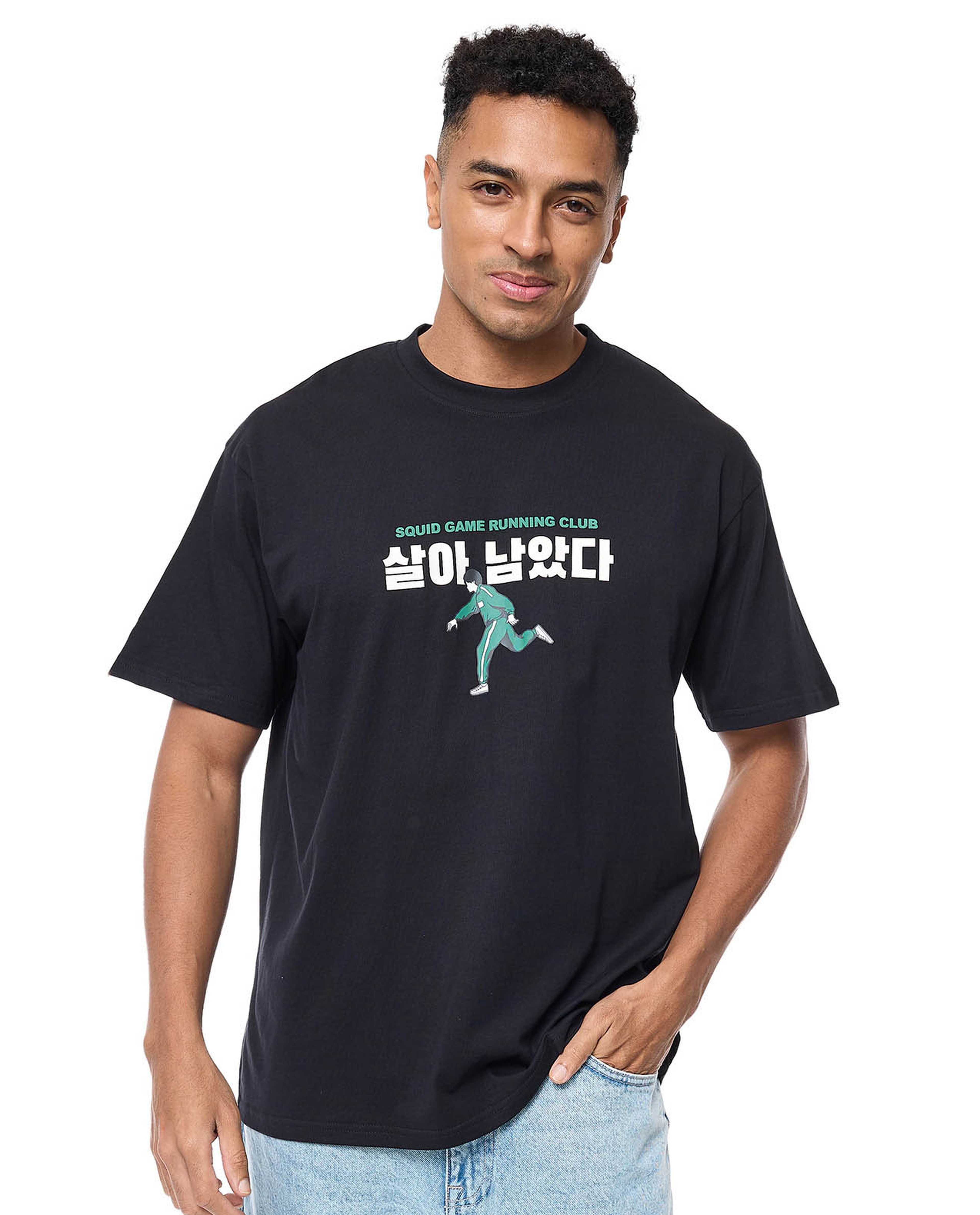 Printed T-Shirt with Crew Neck and Short Sleeves