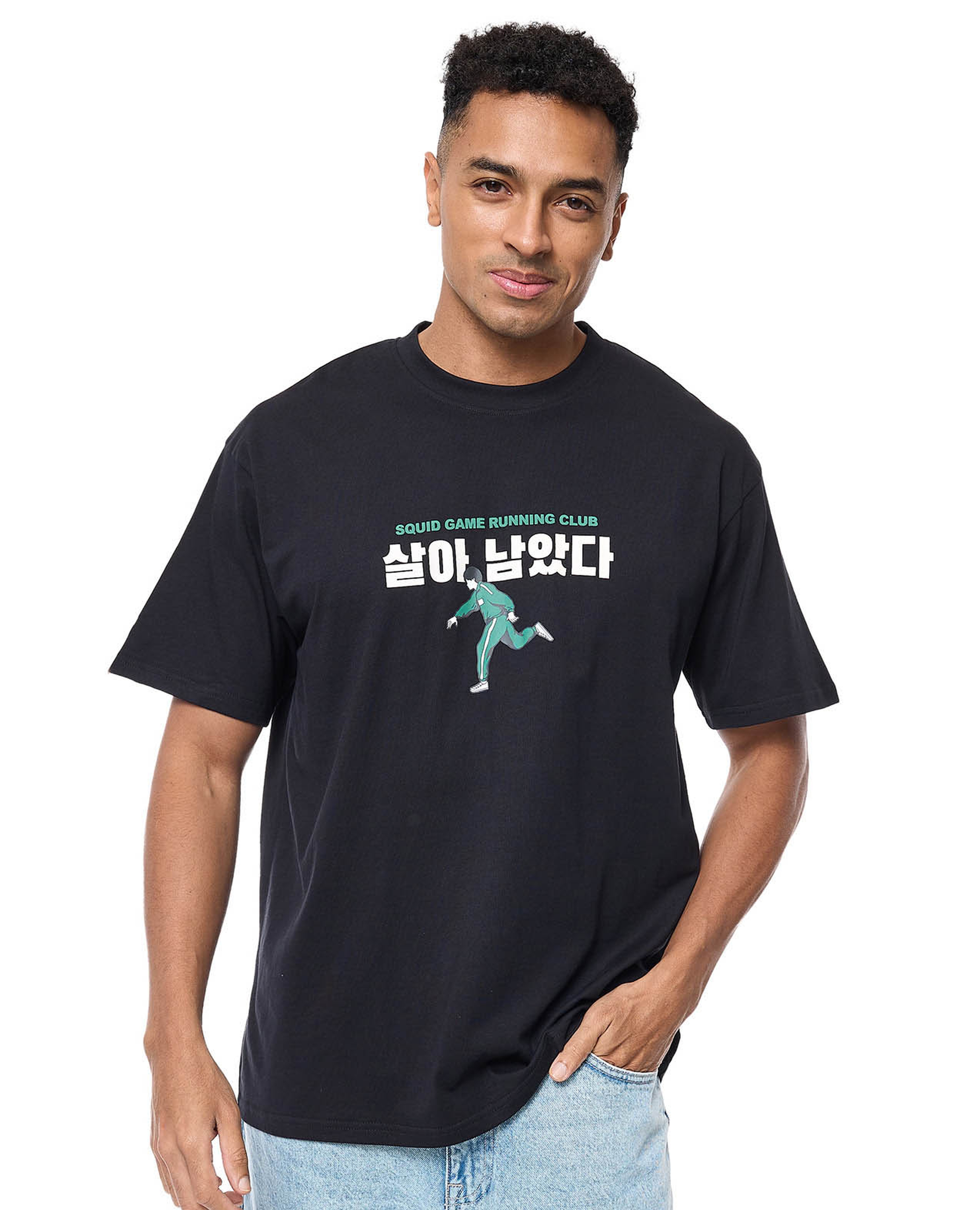 Printed T-Shirt with Crew Neck and Short Sleeves