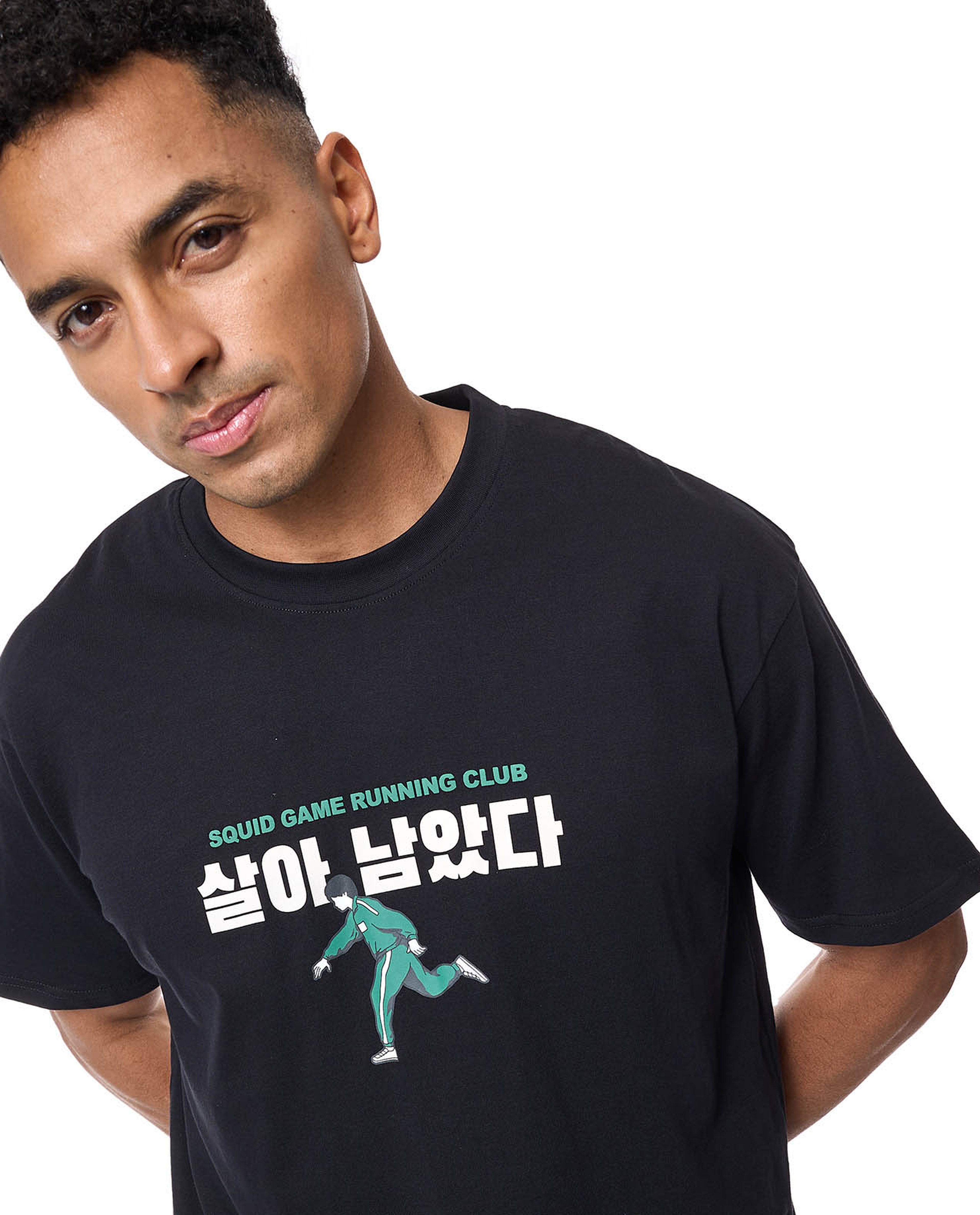 Printed T-Shirt with Crew Neck and Short Sleeves