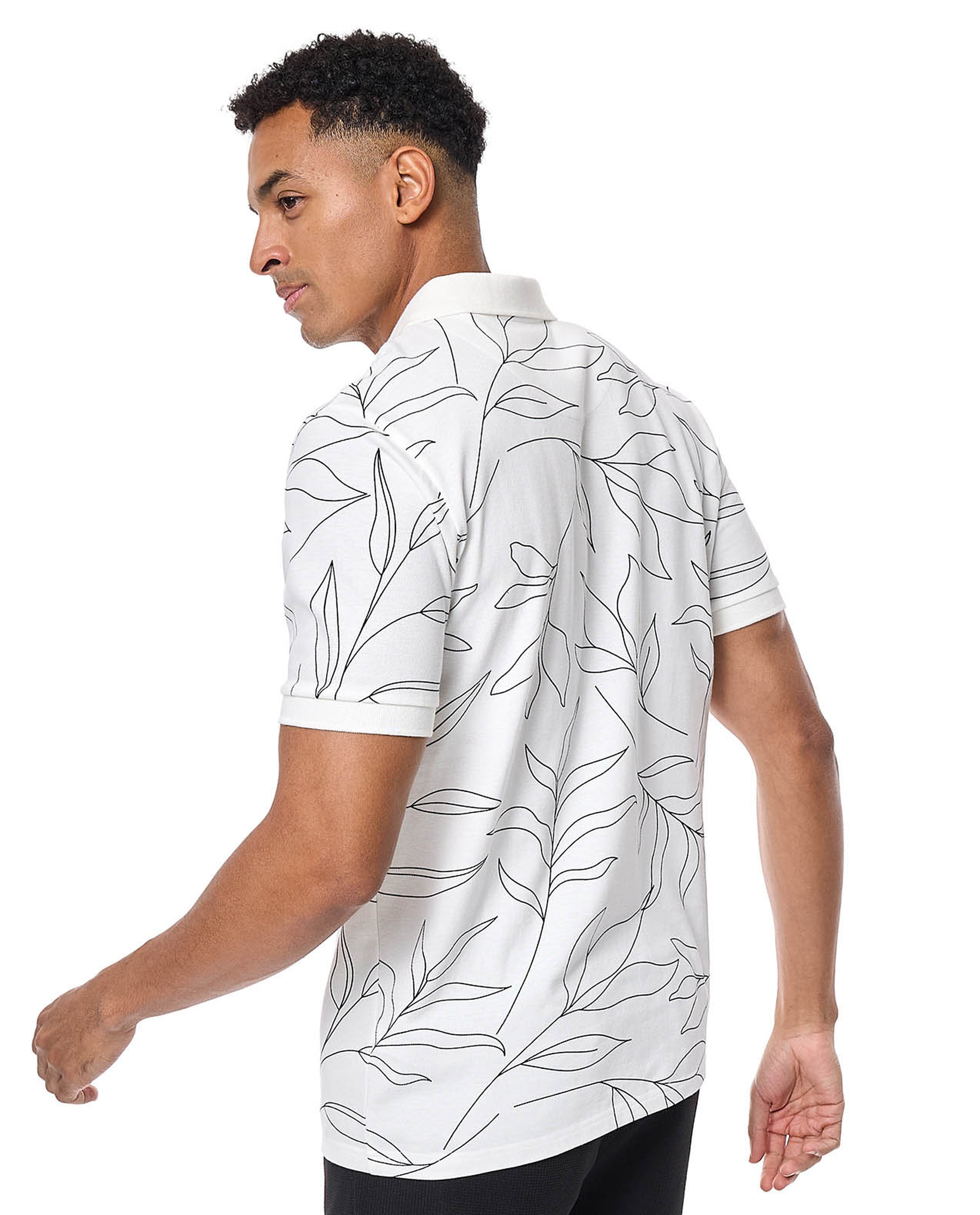 Printed Polo T-Shirt and Short Sleeves