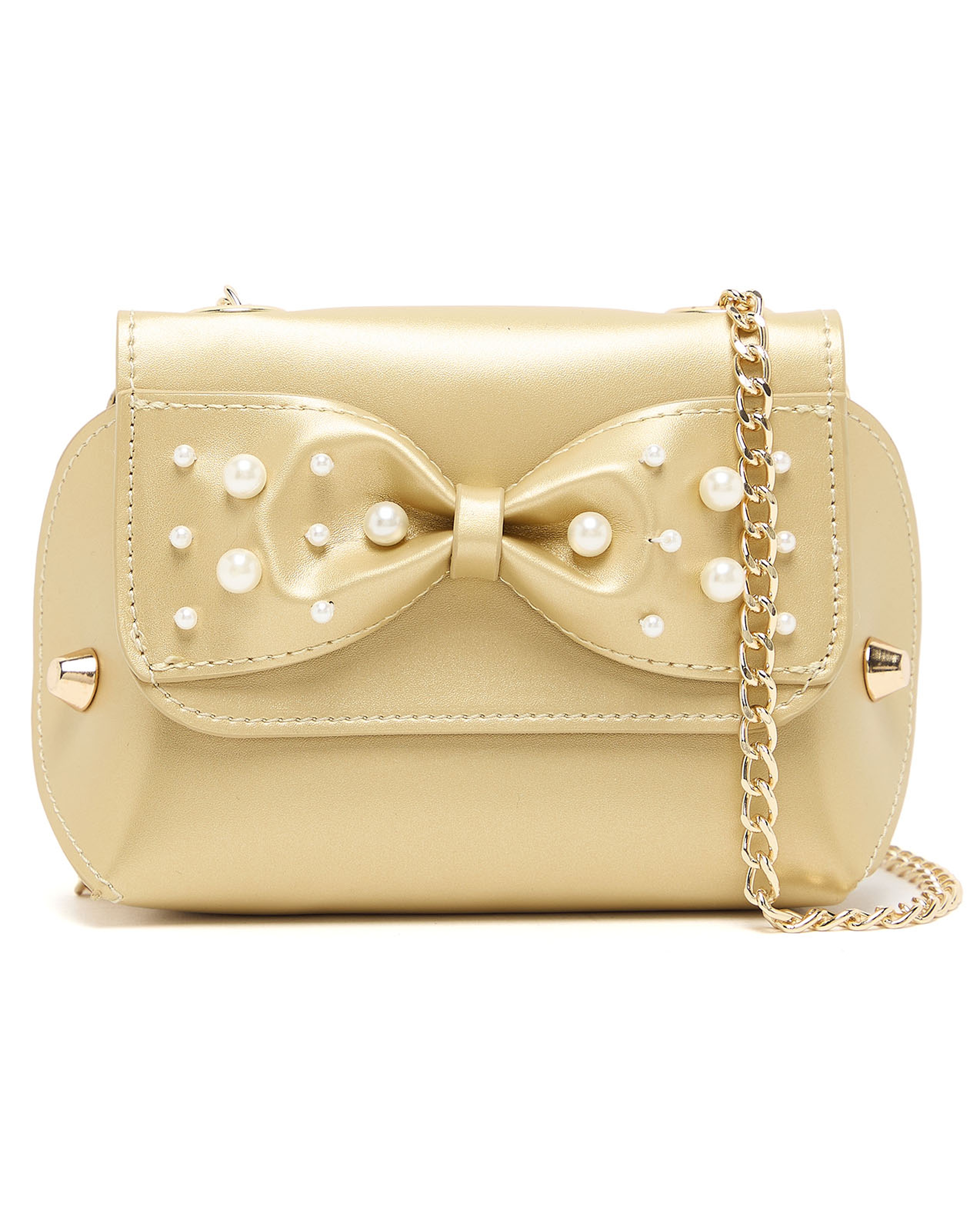 حقيبة سلينغ مزينة بفيونكة