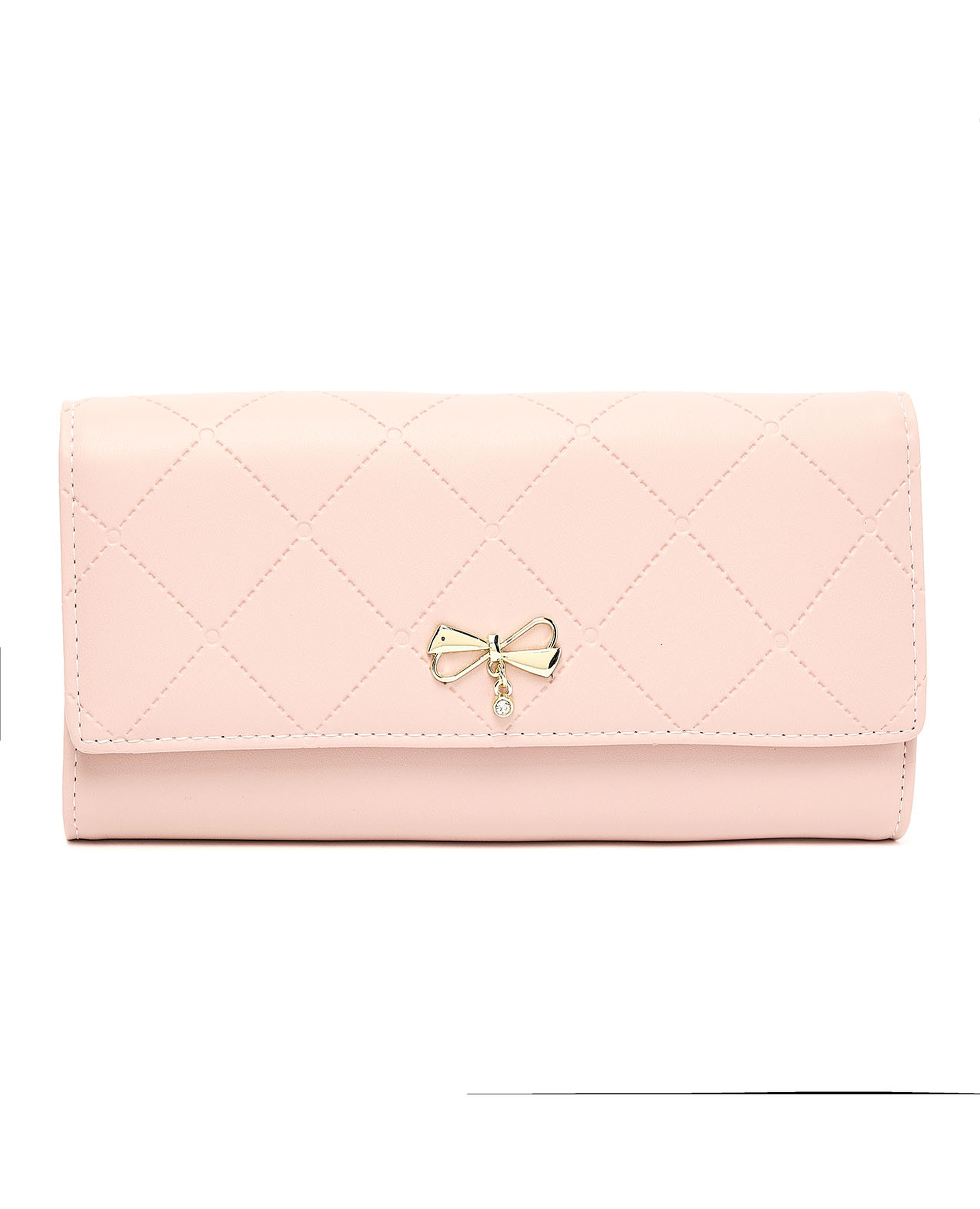 Stitch Detail Long Wallet