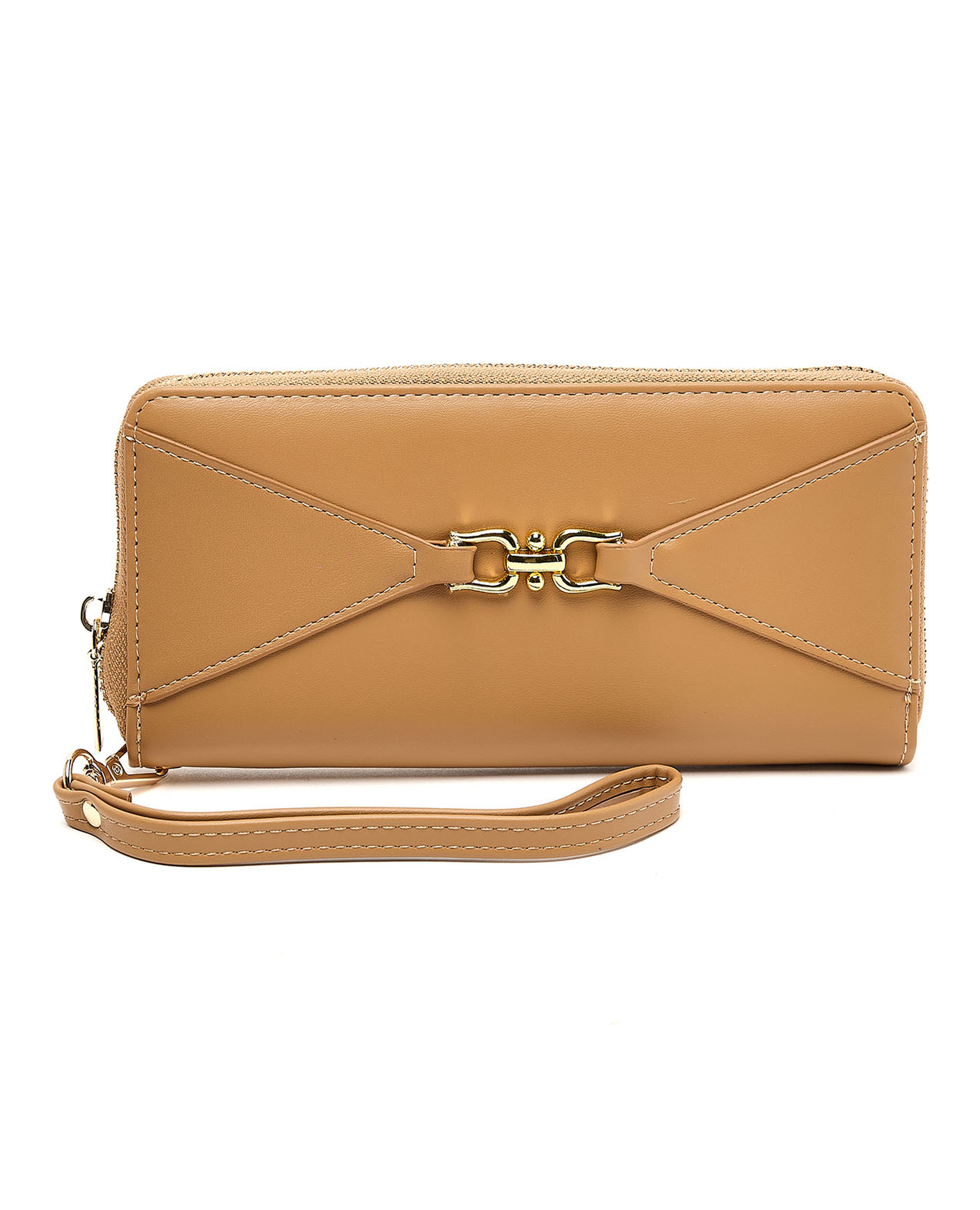 Metal Detail Long Wallet