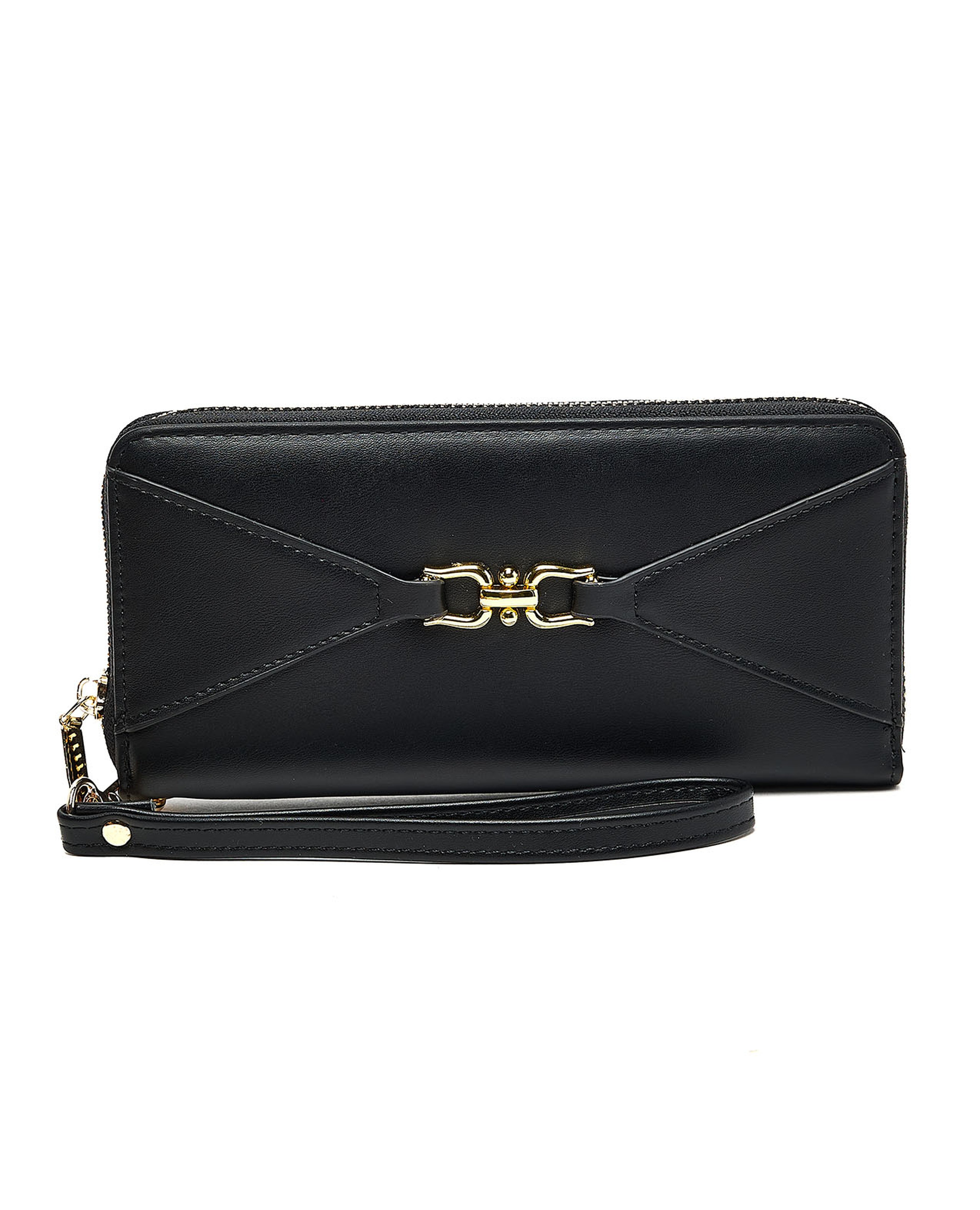 Metal Detail Long Wallet