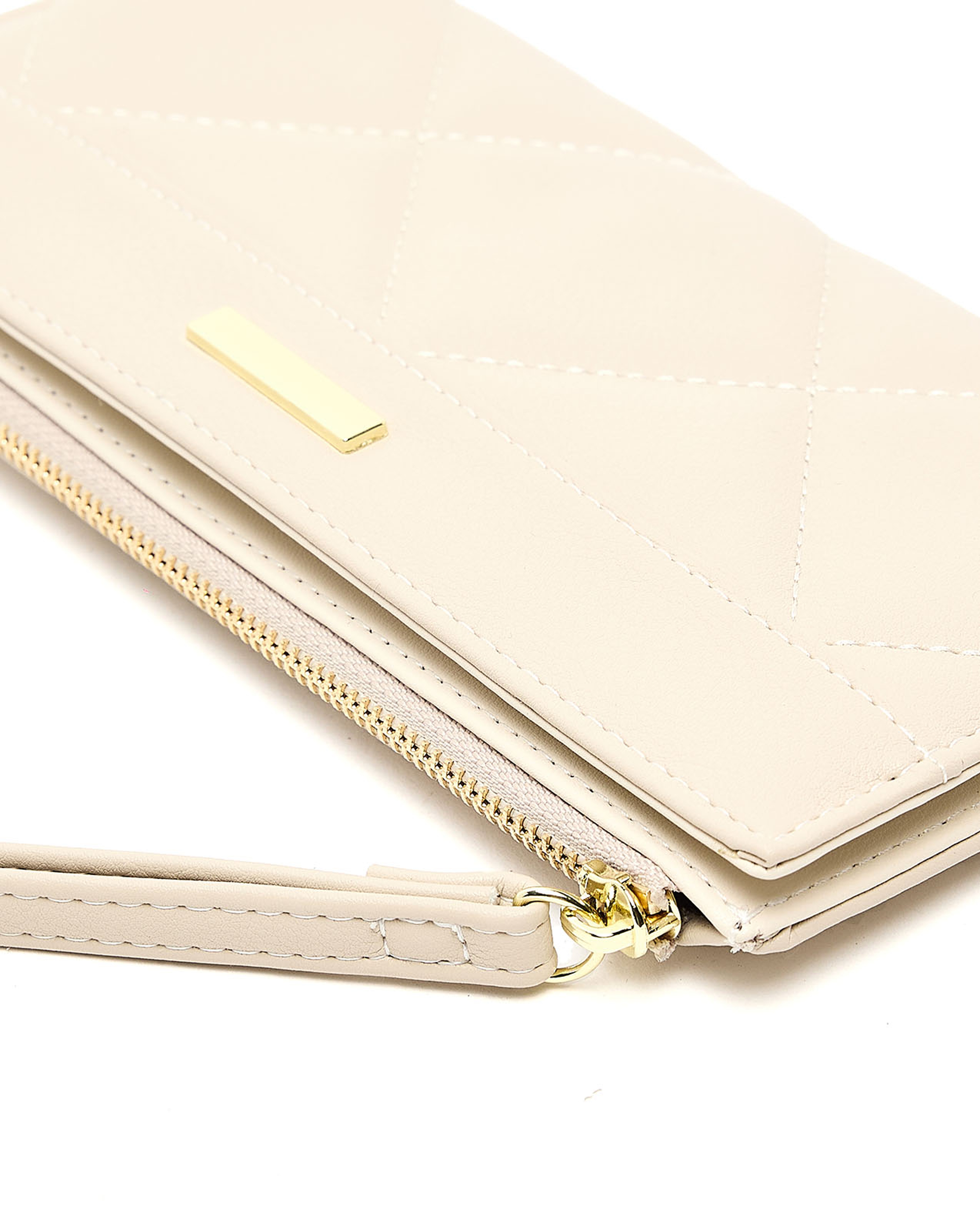 Stitch Detail Long Wallet