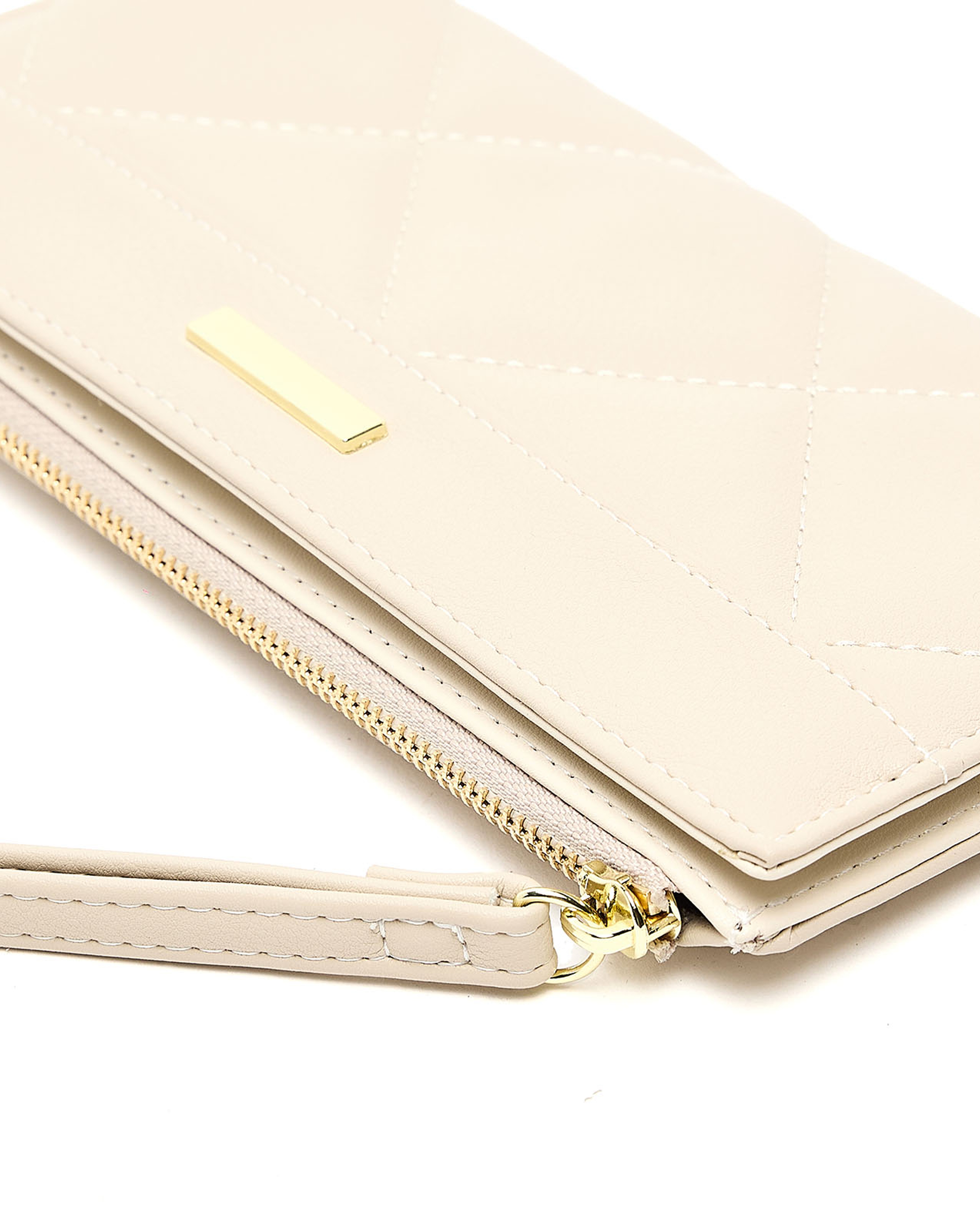Stitch Detail Long Wallet