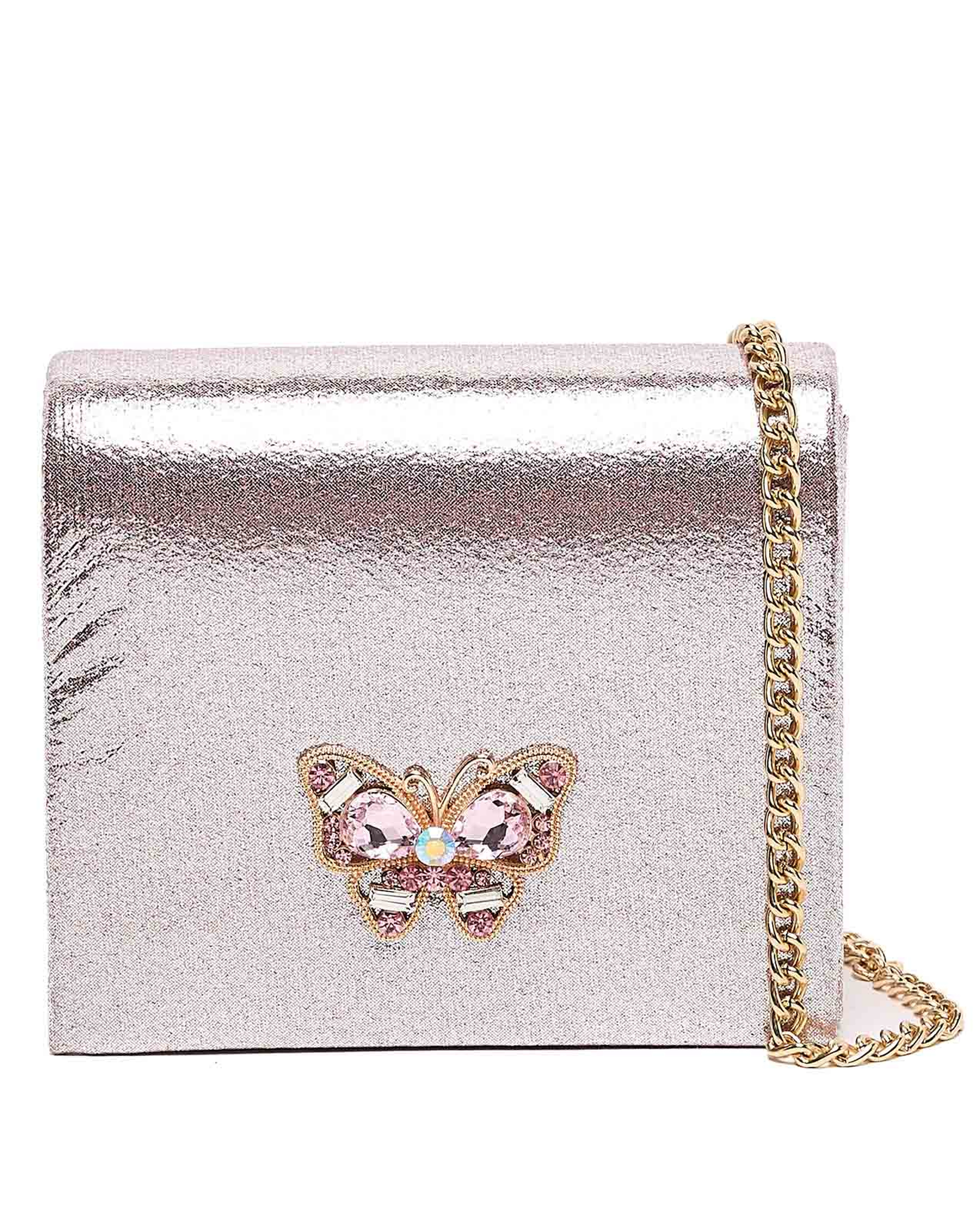 حقيبة كتف مزينة بإكسسوارات