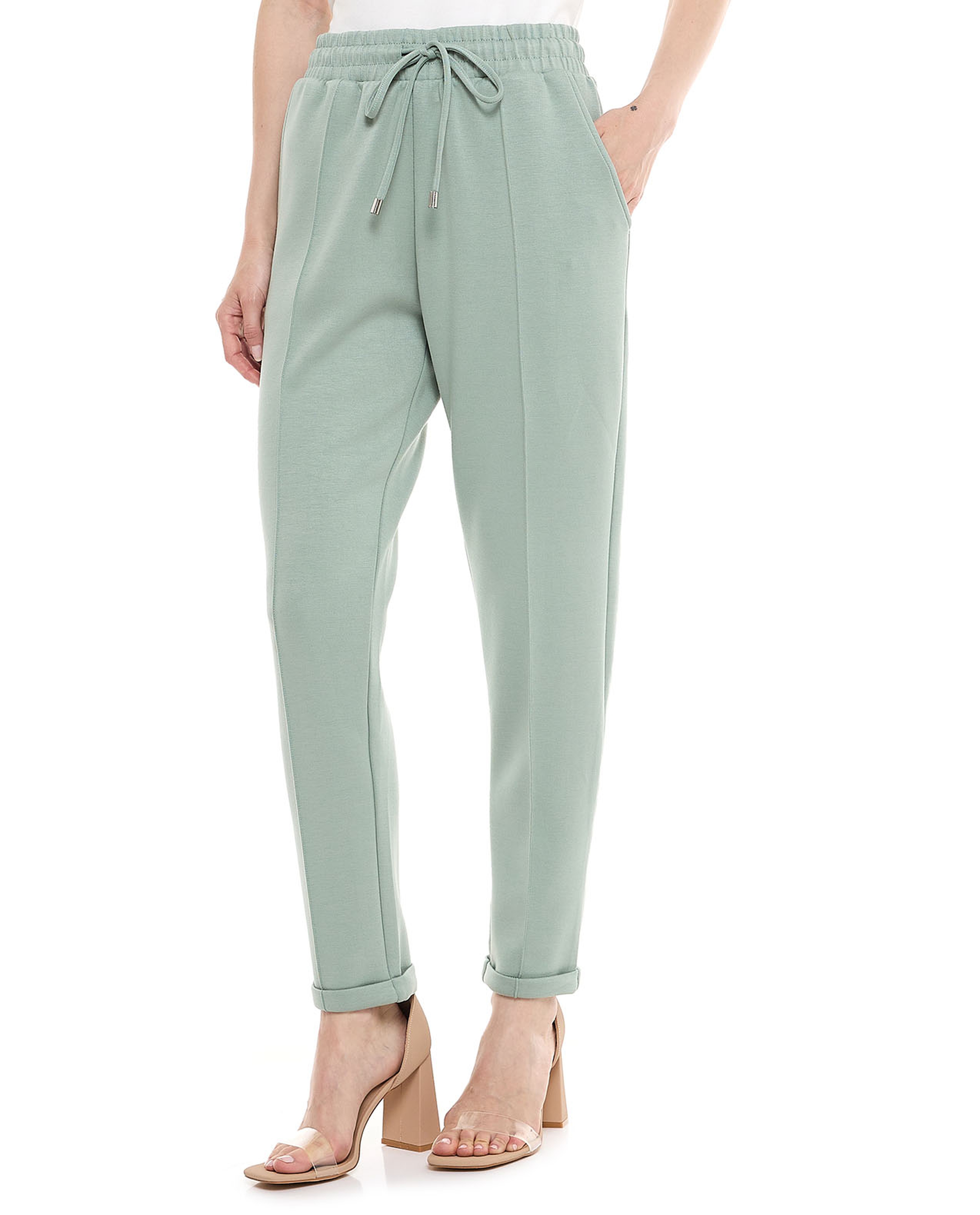 Soli Tapered Fit Pants with Drawstring Waist