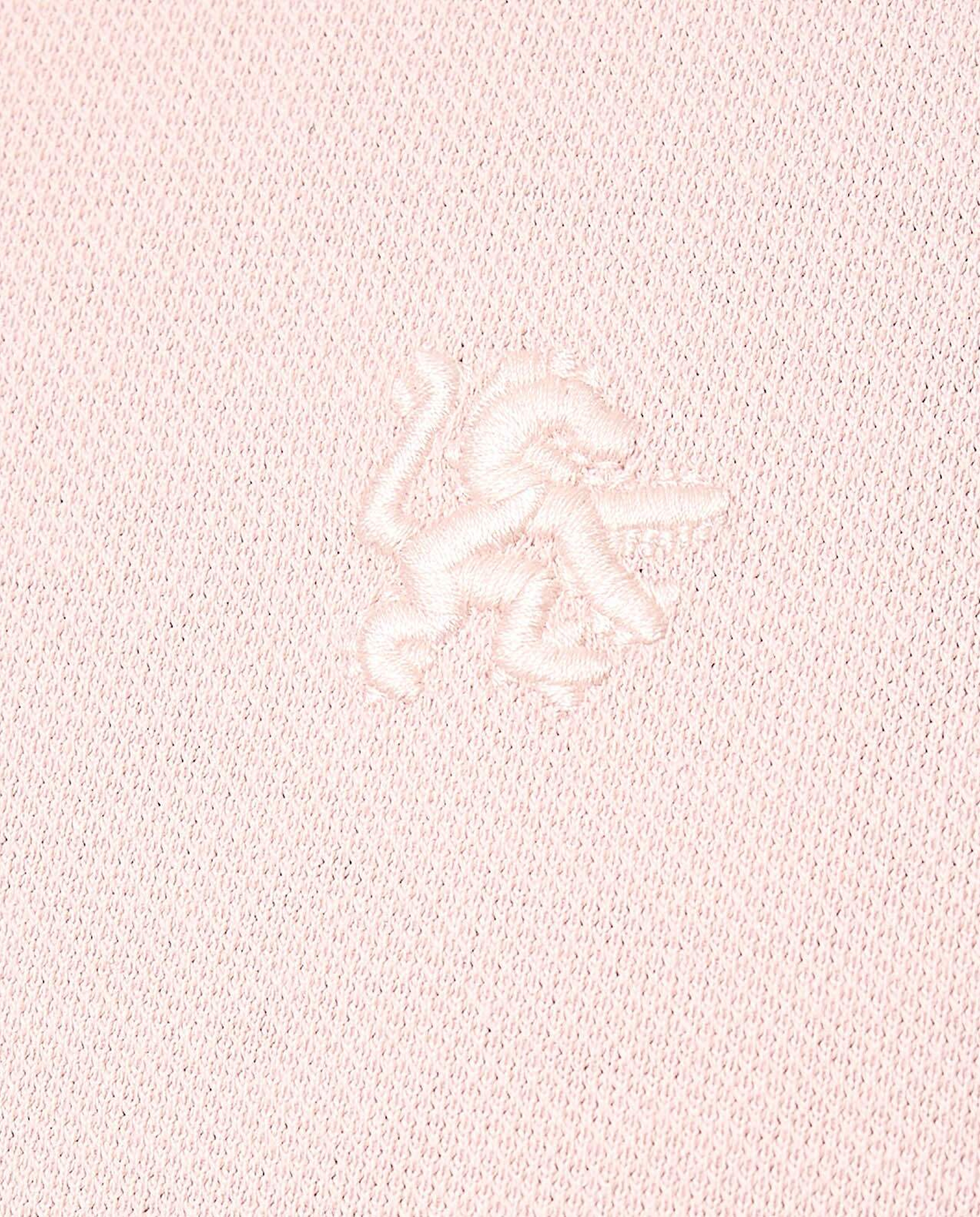 Textured Polo T-Shirt with Short Sleeves