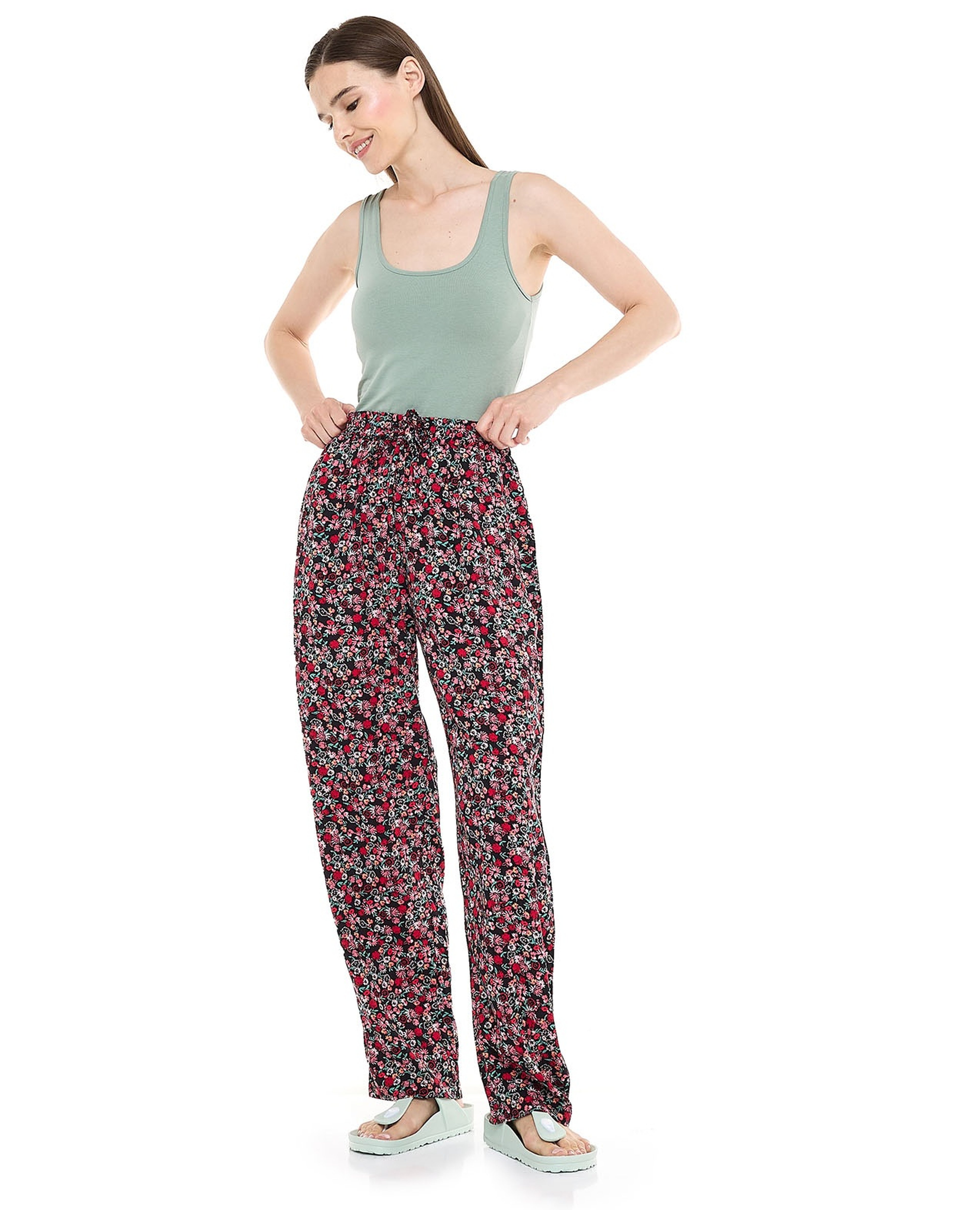 Printed Pyjama Print with Drawstring Waist