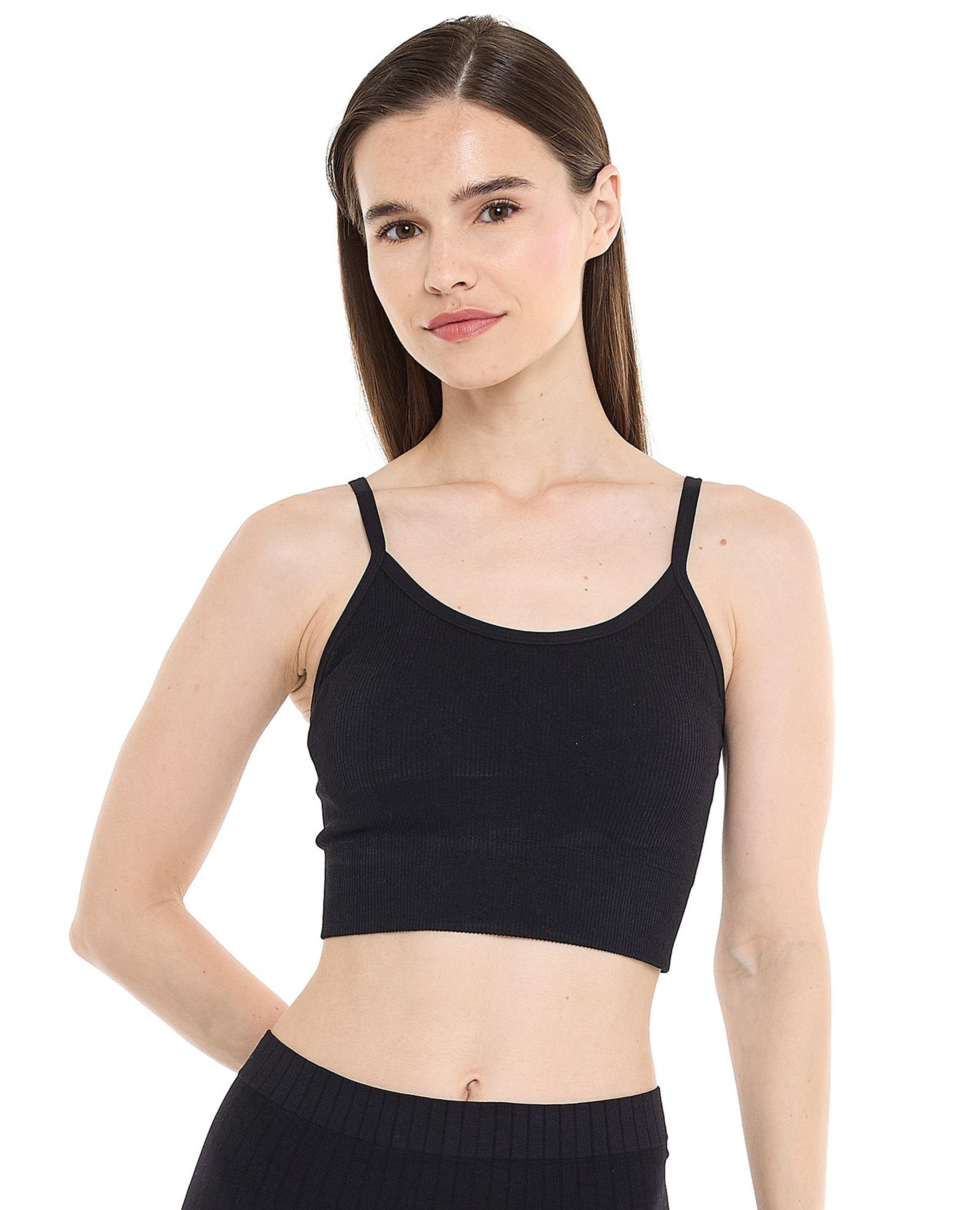 Solid Padded Sports Bra