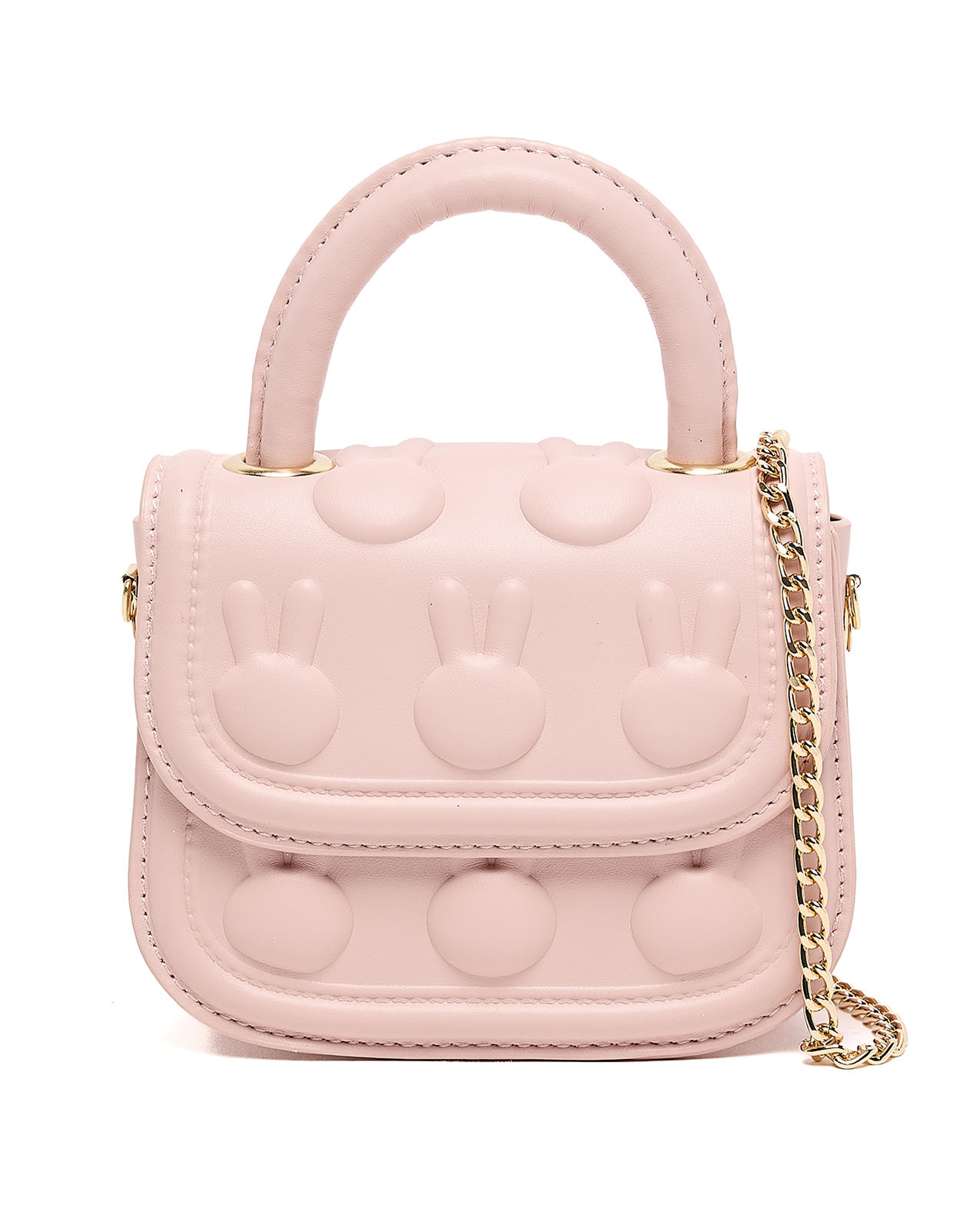 حقيبة كتف بارزة بشعار