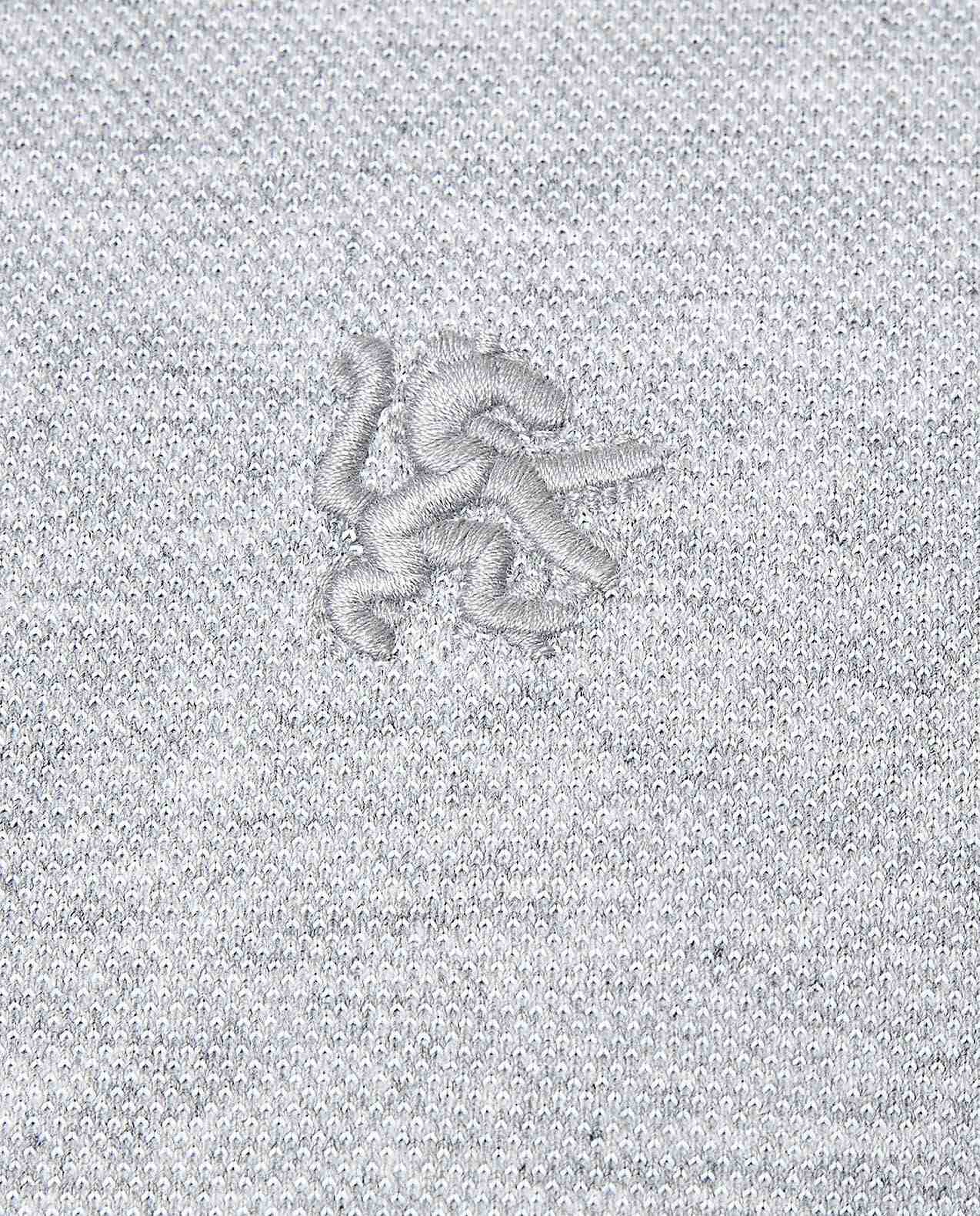 Textured Polo T-Shirt with Short Sleeves