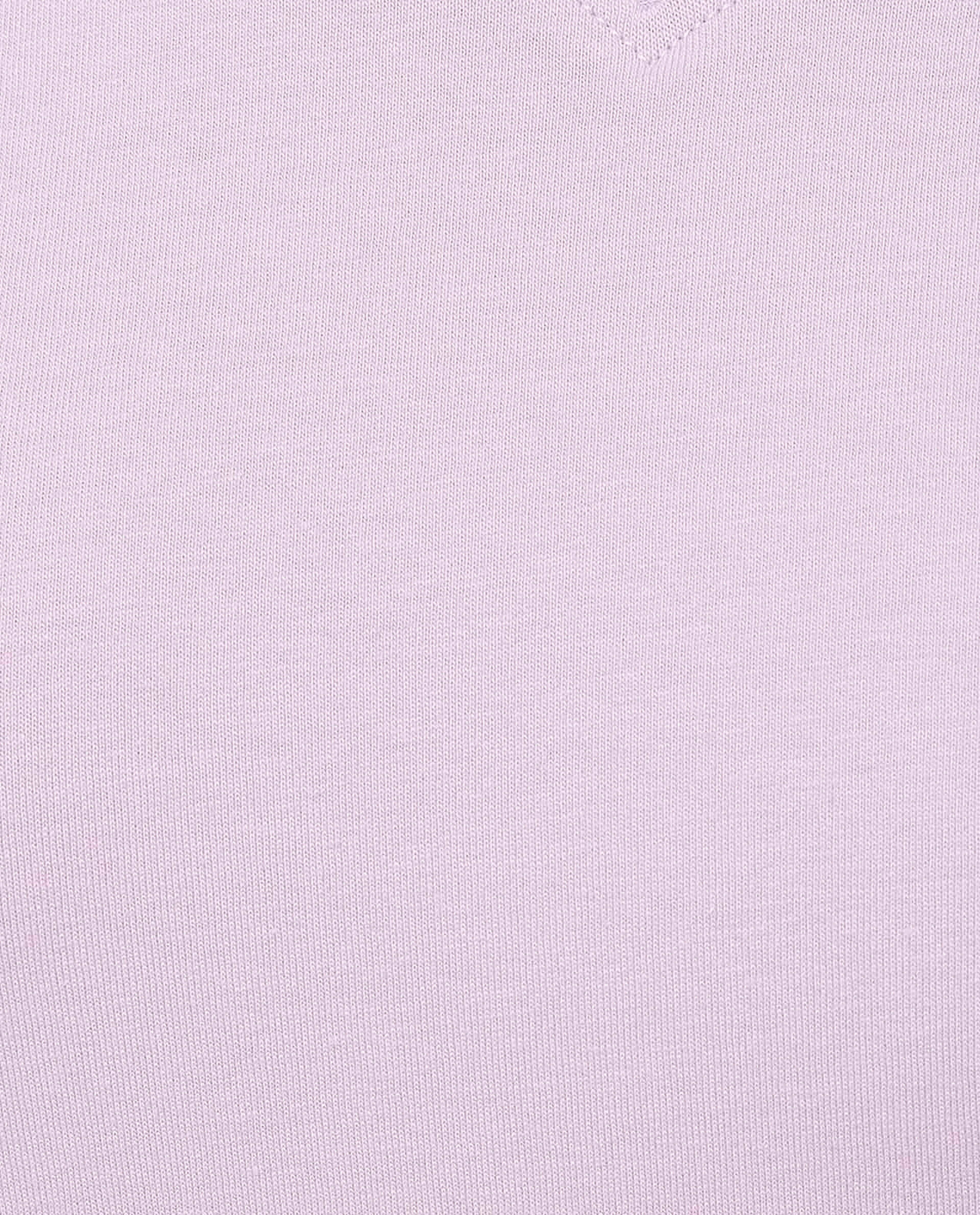 Solid T-Shirt with V-Neck and Short Sleeves