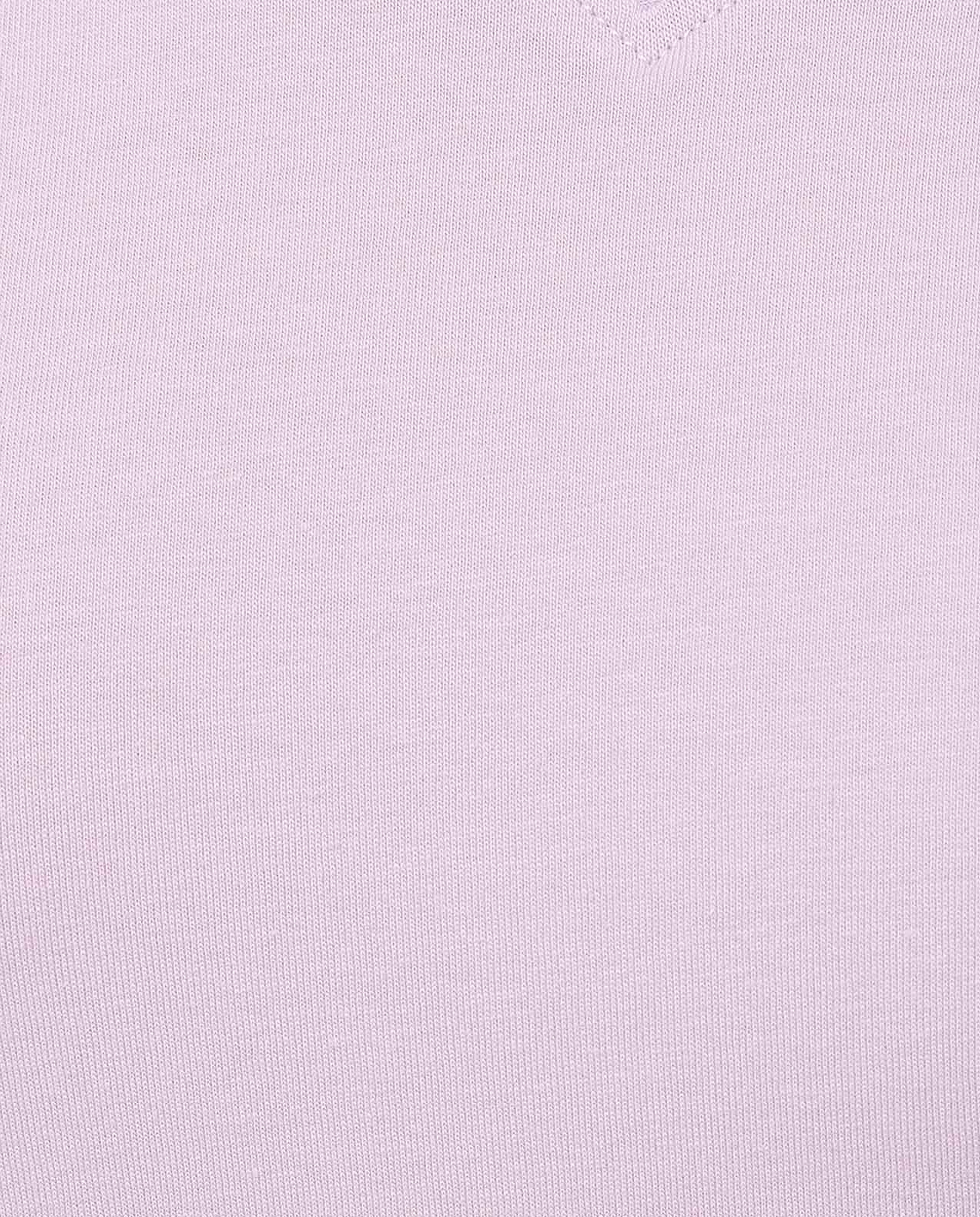 Solid T-Shirt with V-Neck and Short Sleeves