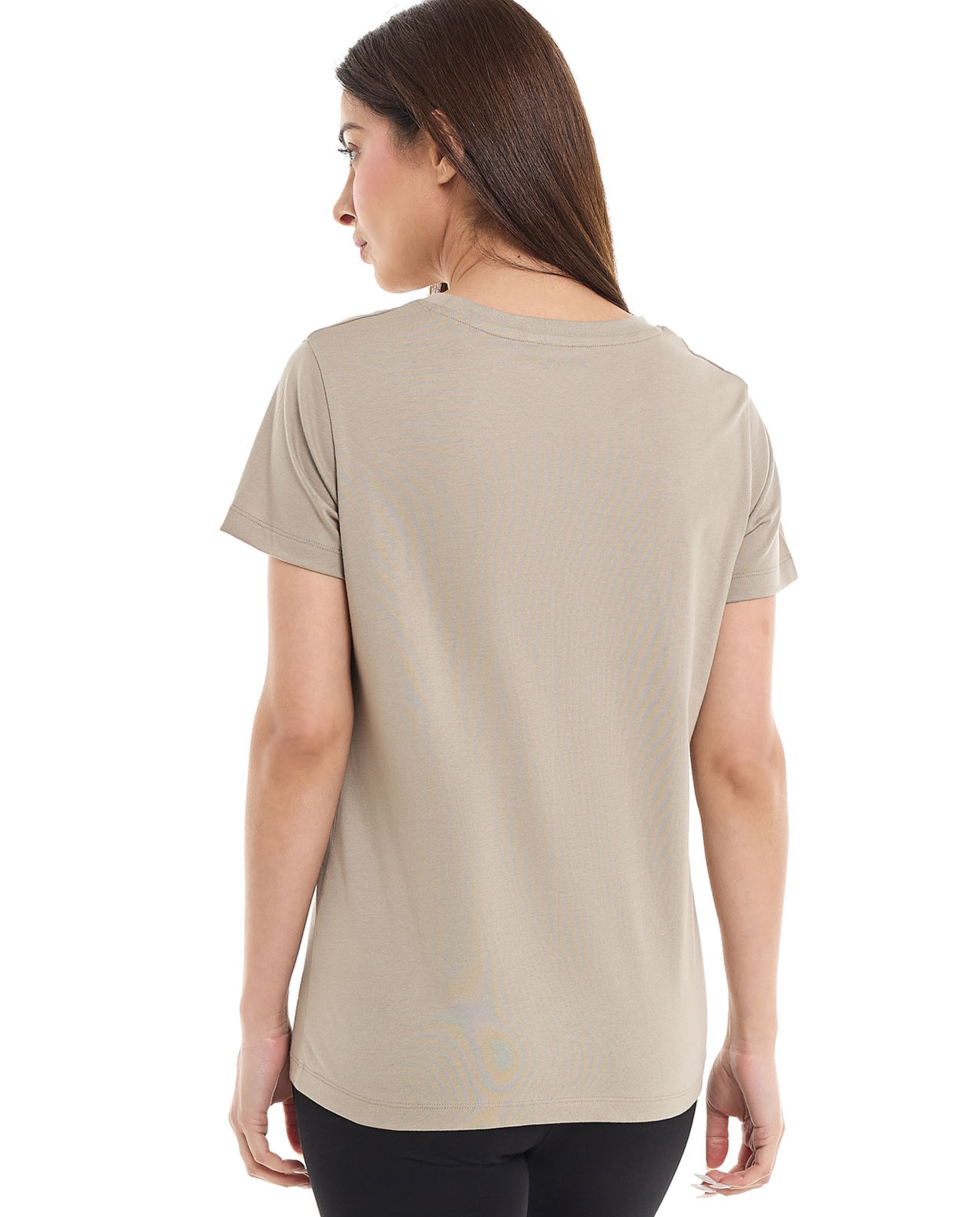 Printed T-Shirt with Crew Neck and Short Sleeves