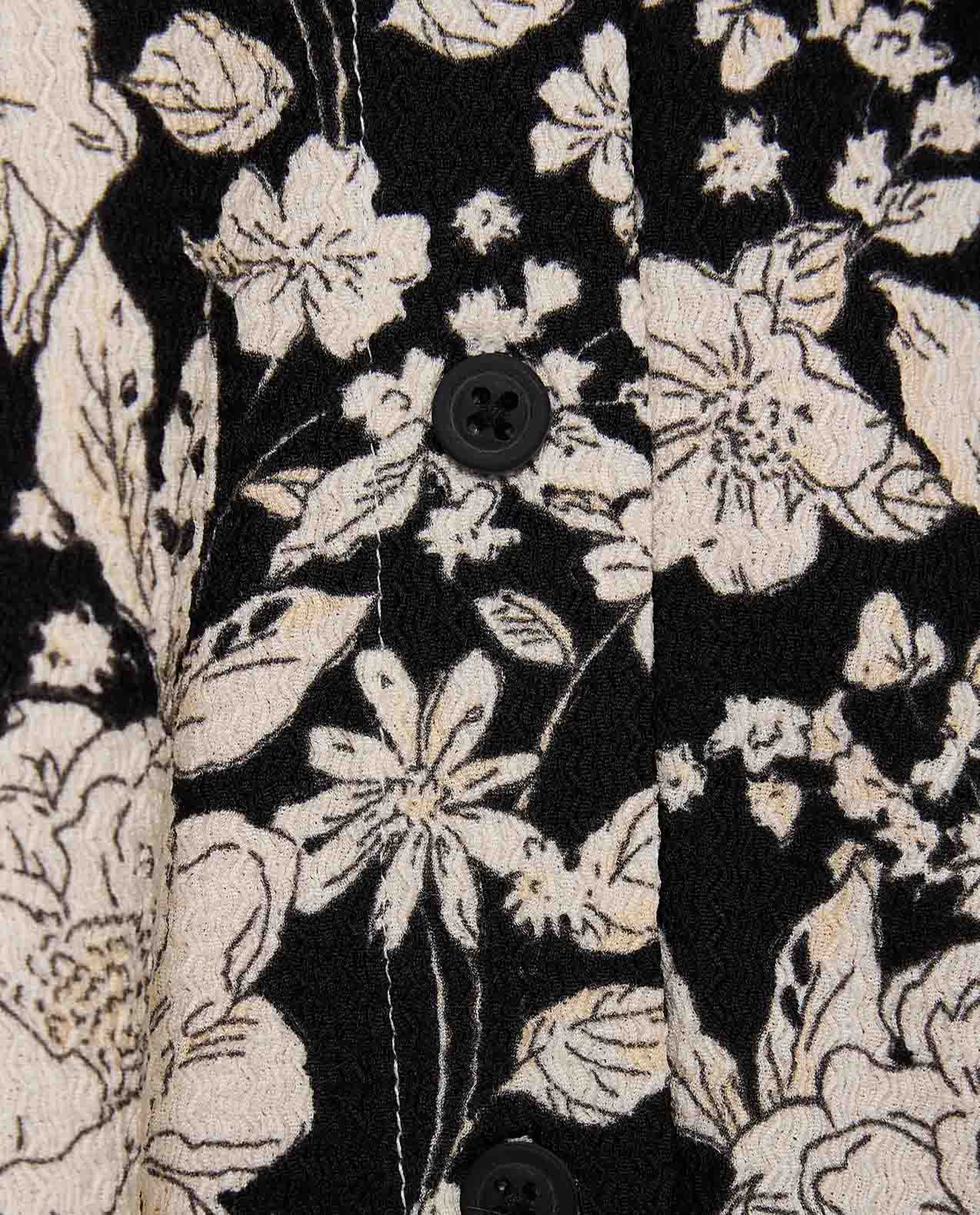 Printed Shirt Tunic with Long Sleeves