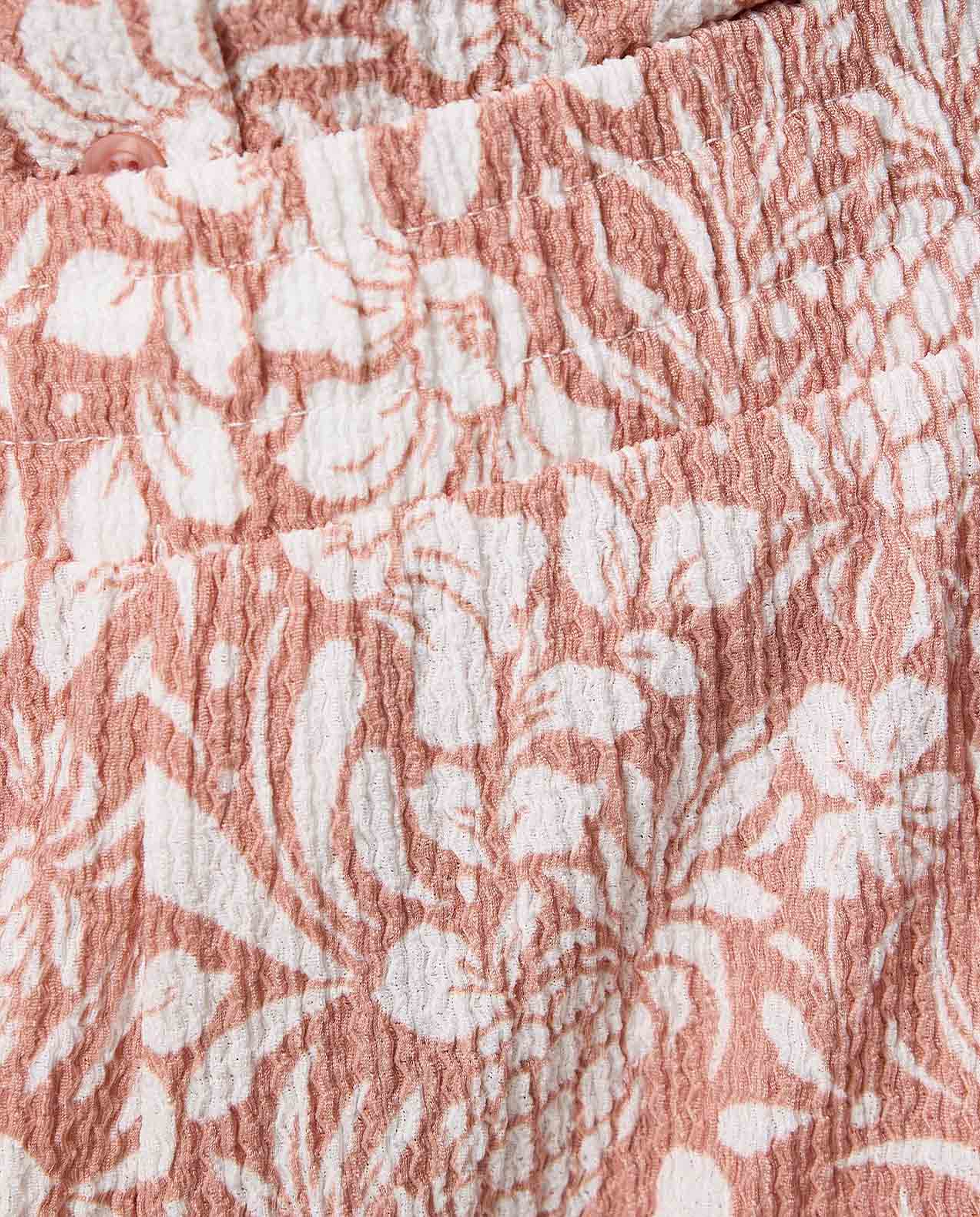 Printed Straight Fit Pants with Elastic Waist