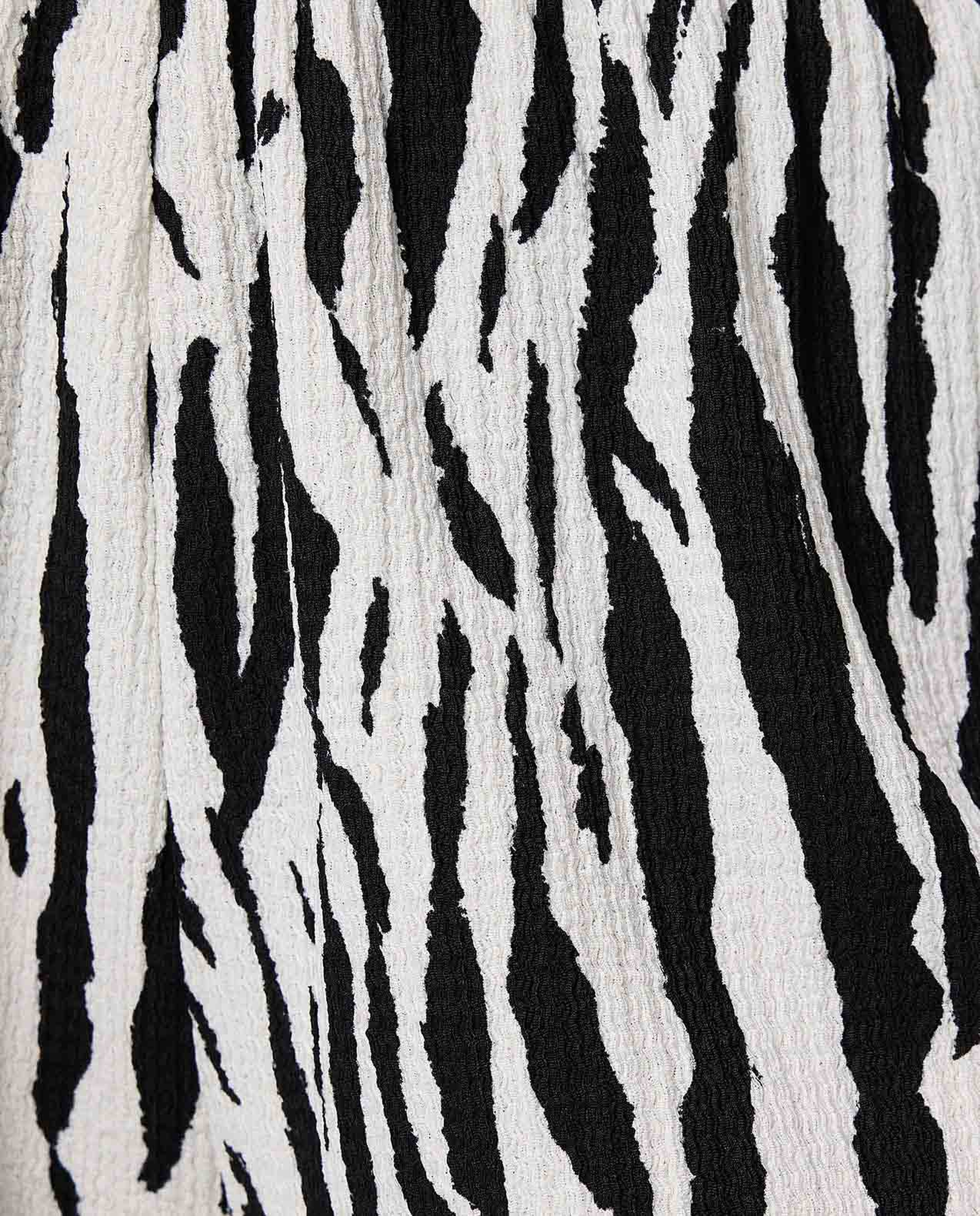 Printed Straight Fit Pants with Elastic Waist